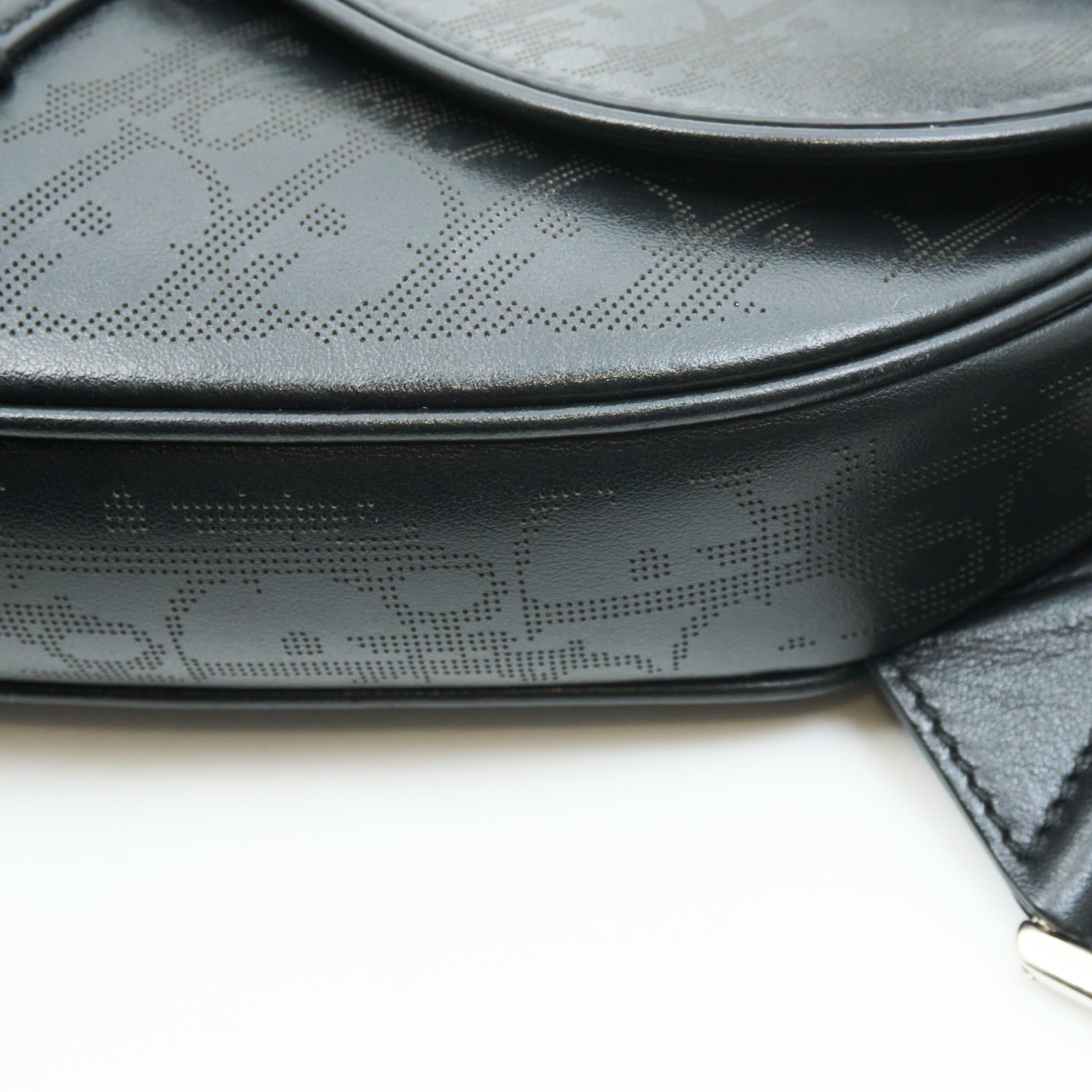 Christian Dior Leather Saddle Crossbody Bag