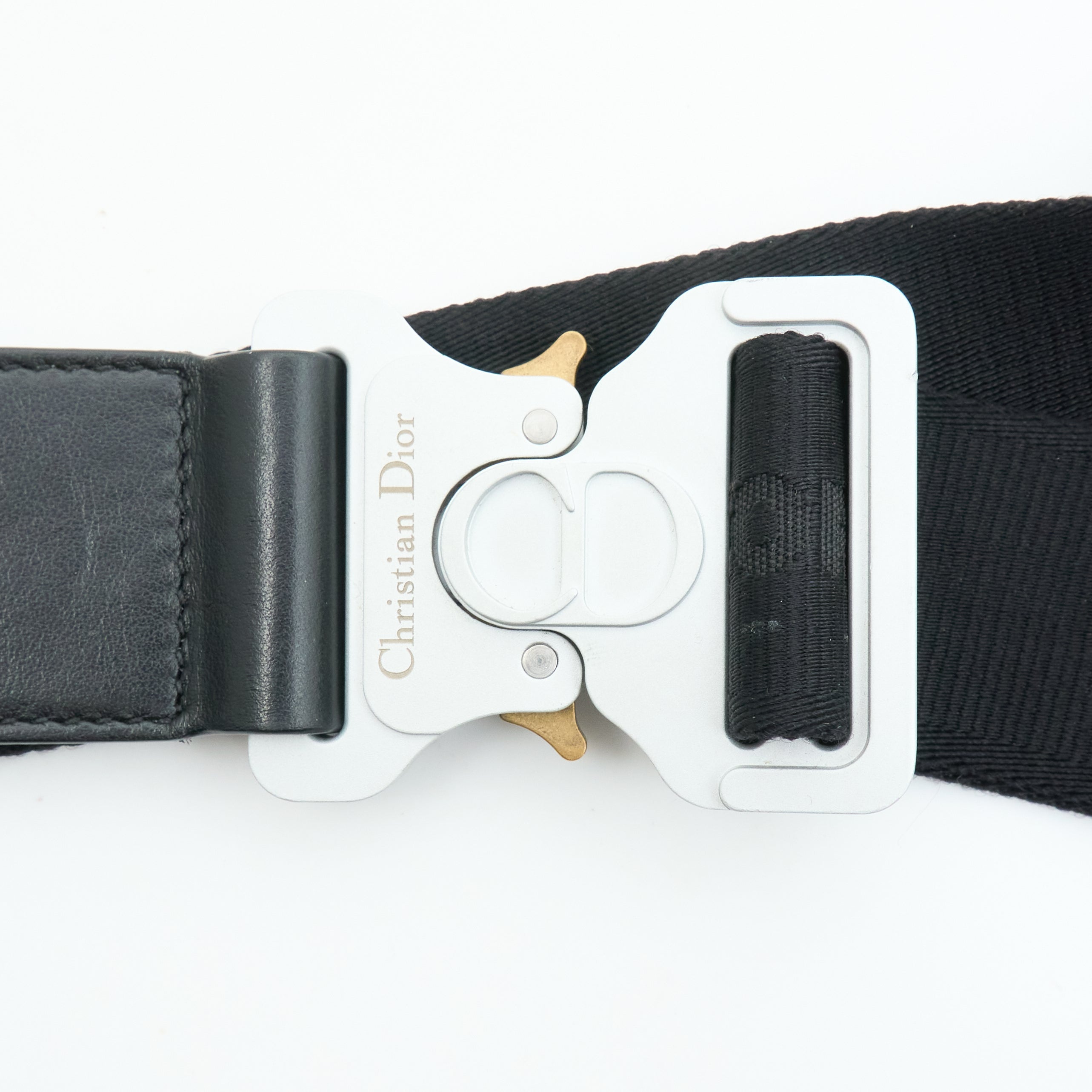 Christian Dior Leather Saddle Crossbody Bag