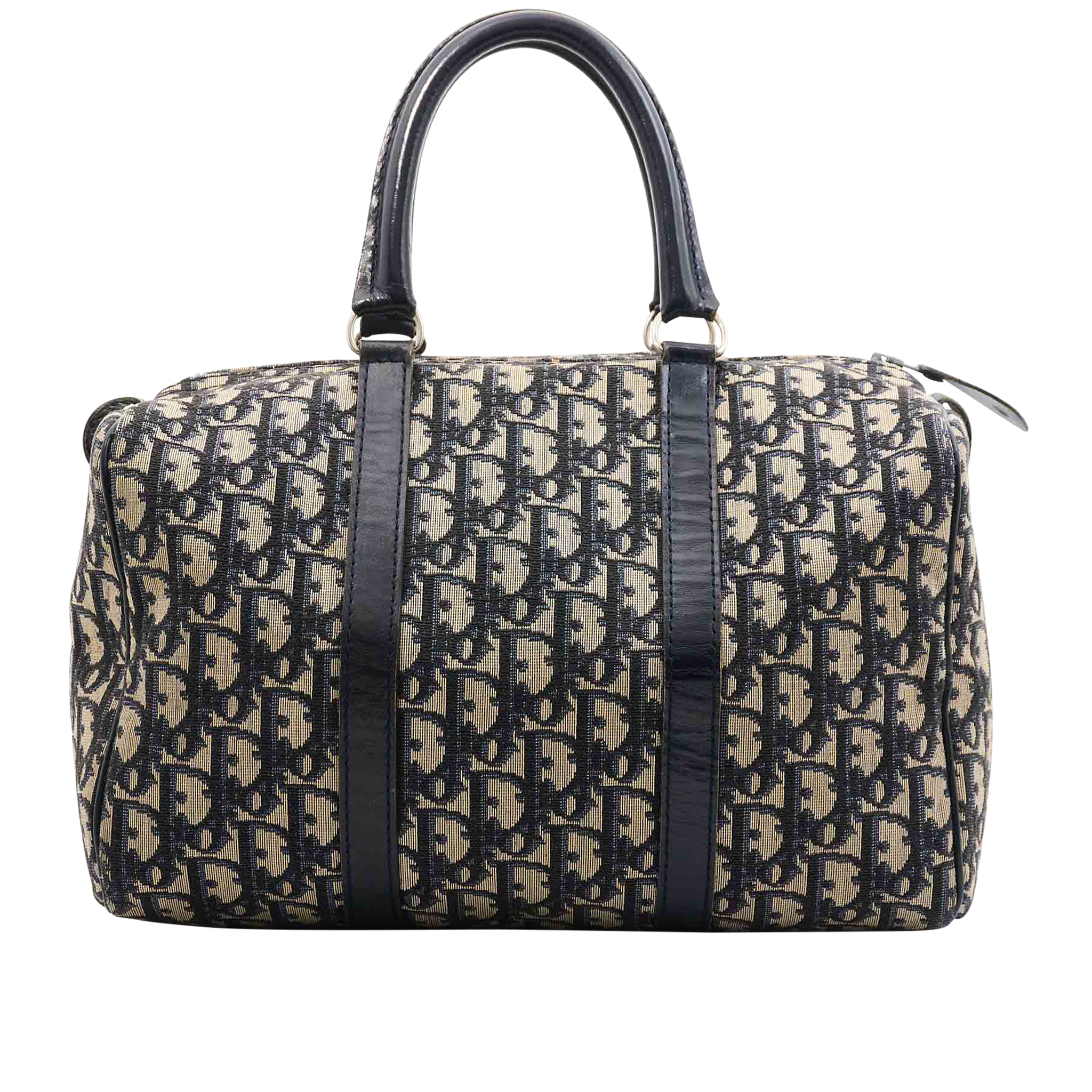 Christian Dior Boston Bag in Navy Oblique