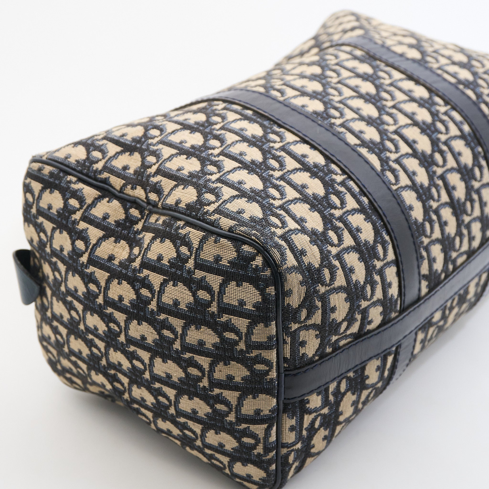 Christian Dior Boston Bag in Navy Oblique