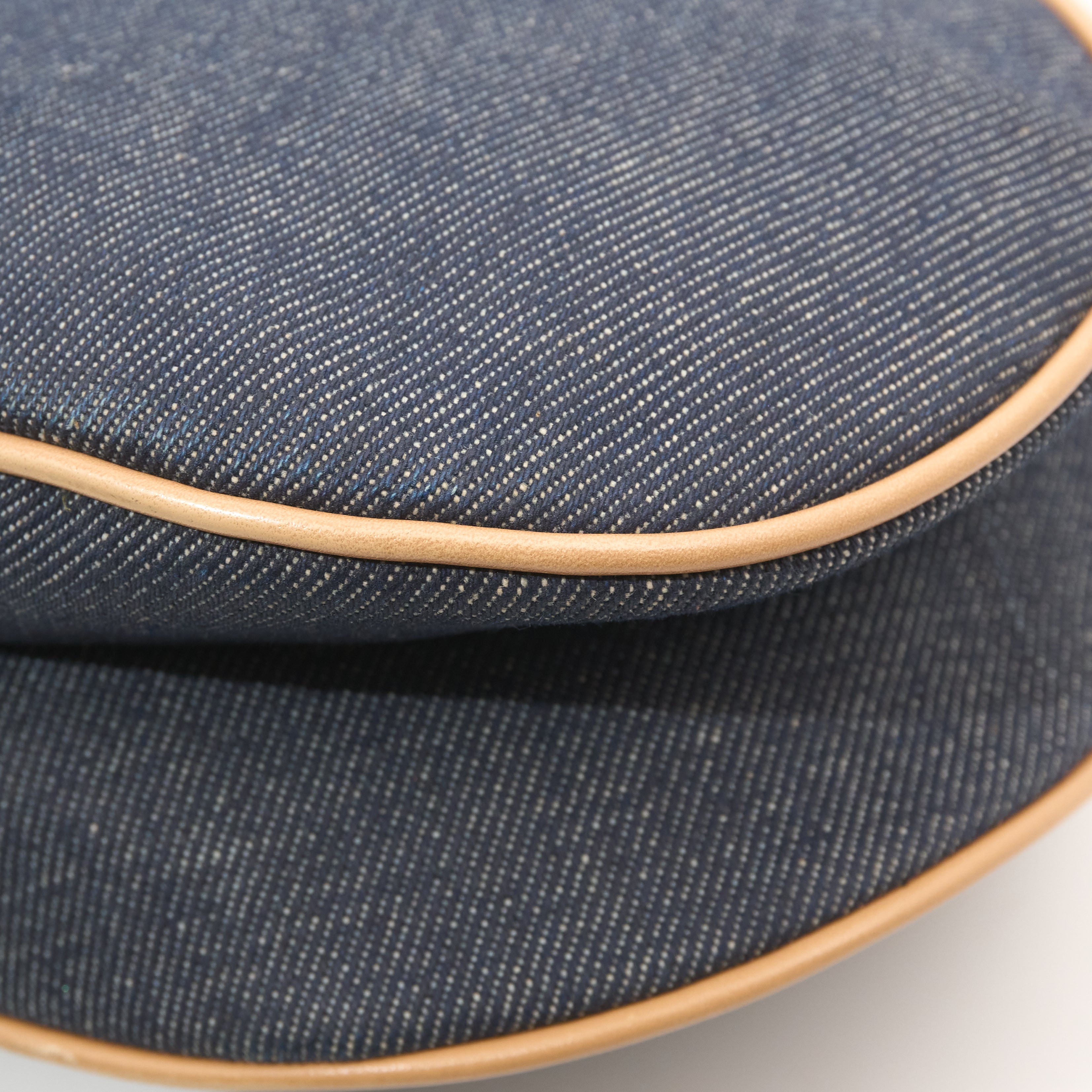 Christian Dior Vintage Denim Saddle Bag