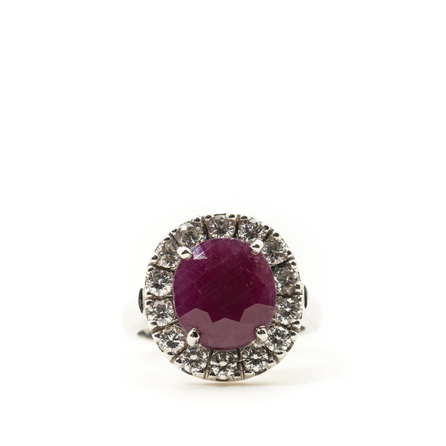 Custom Ruby & Diamond Ring