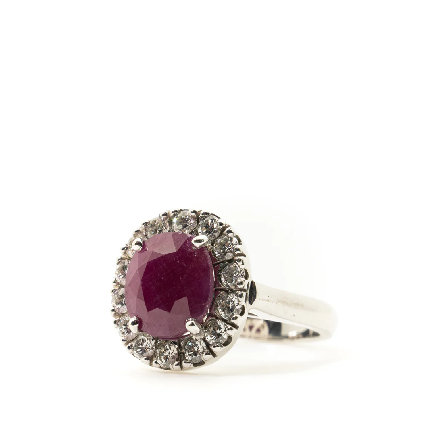 Custom Ruby & Diamond Ring
