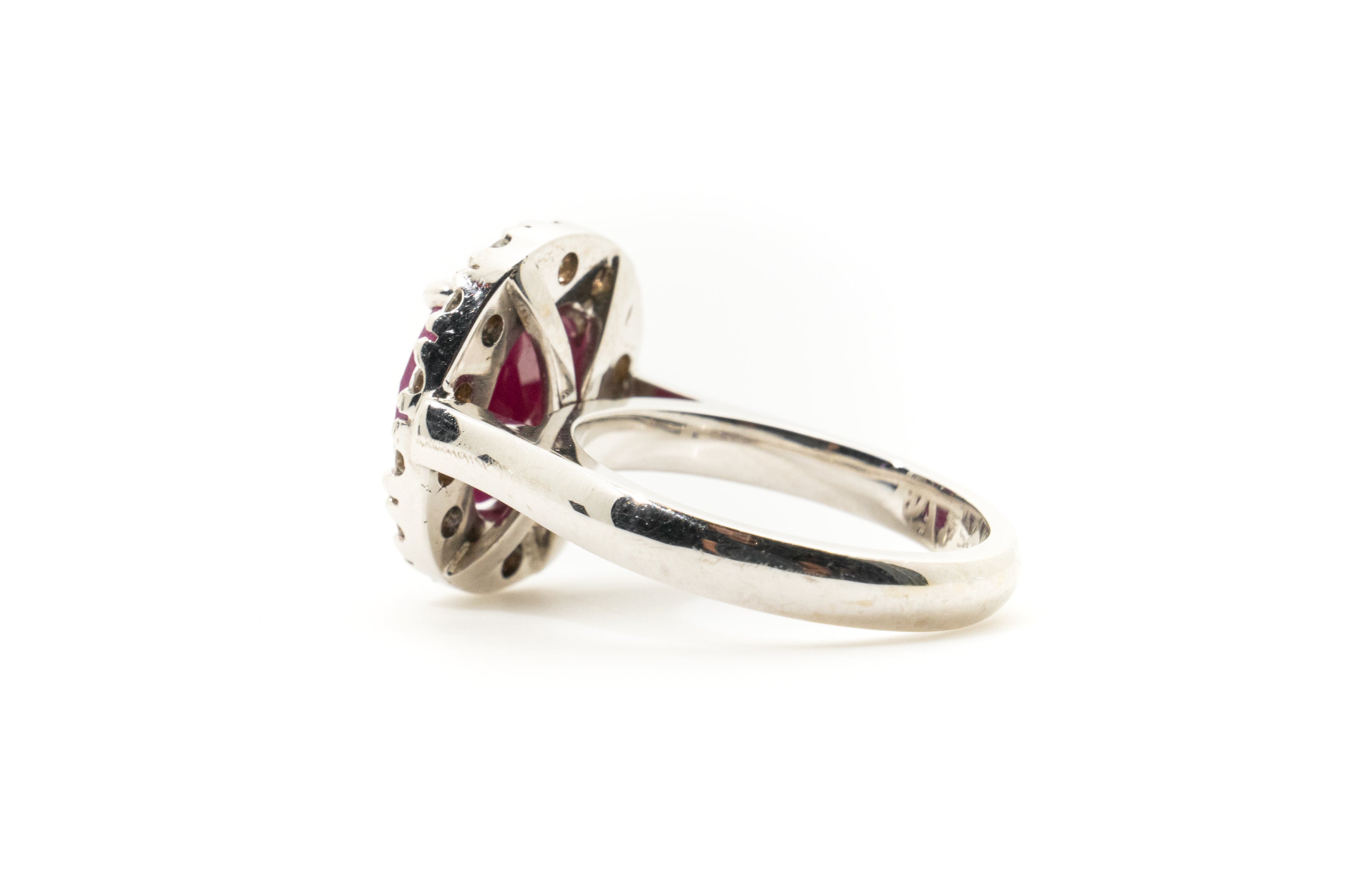 Custom Ruby & Diamond Ring
