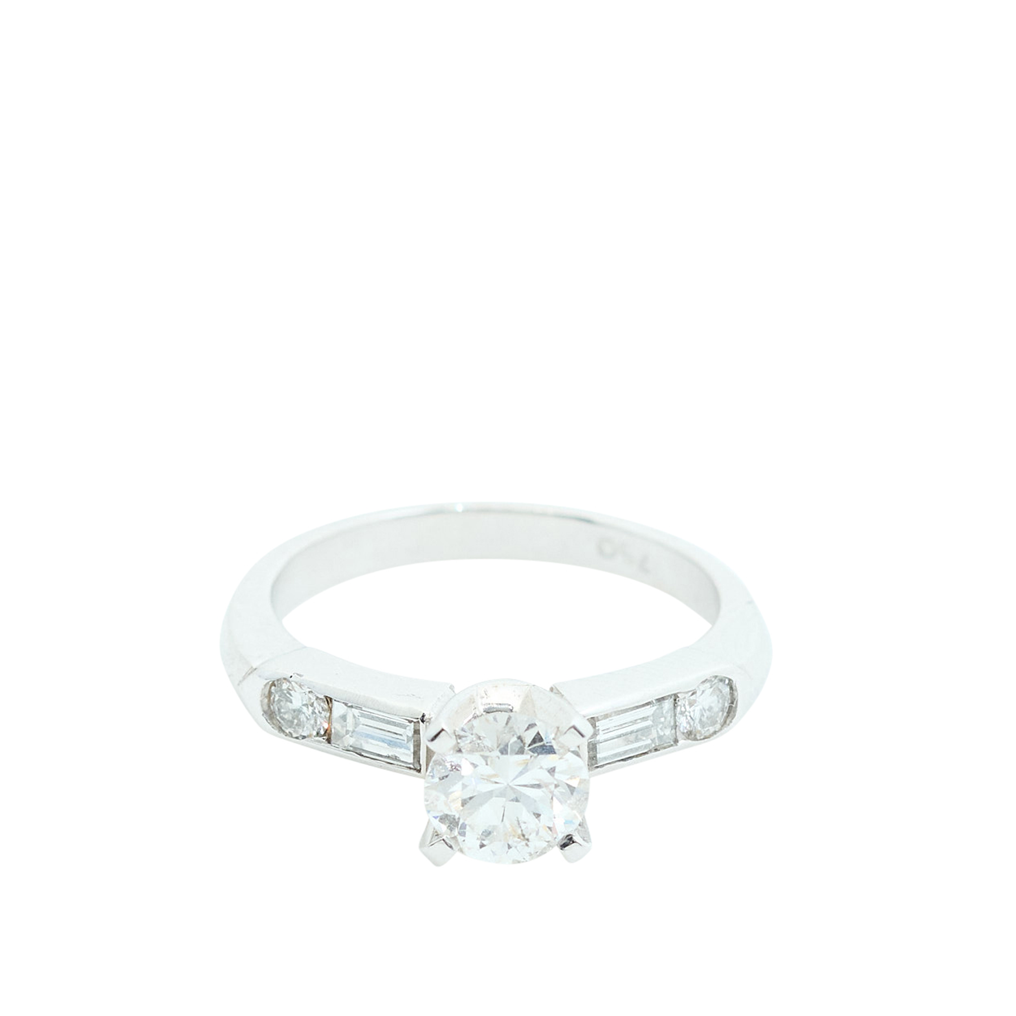 Custom 18ct White Gold Multi Diamond Ring