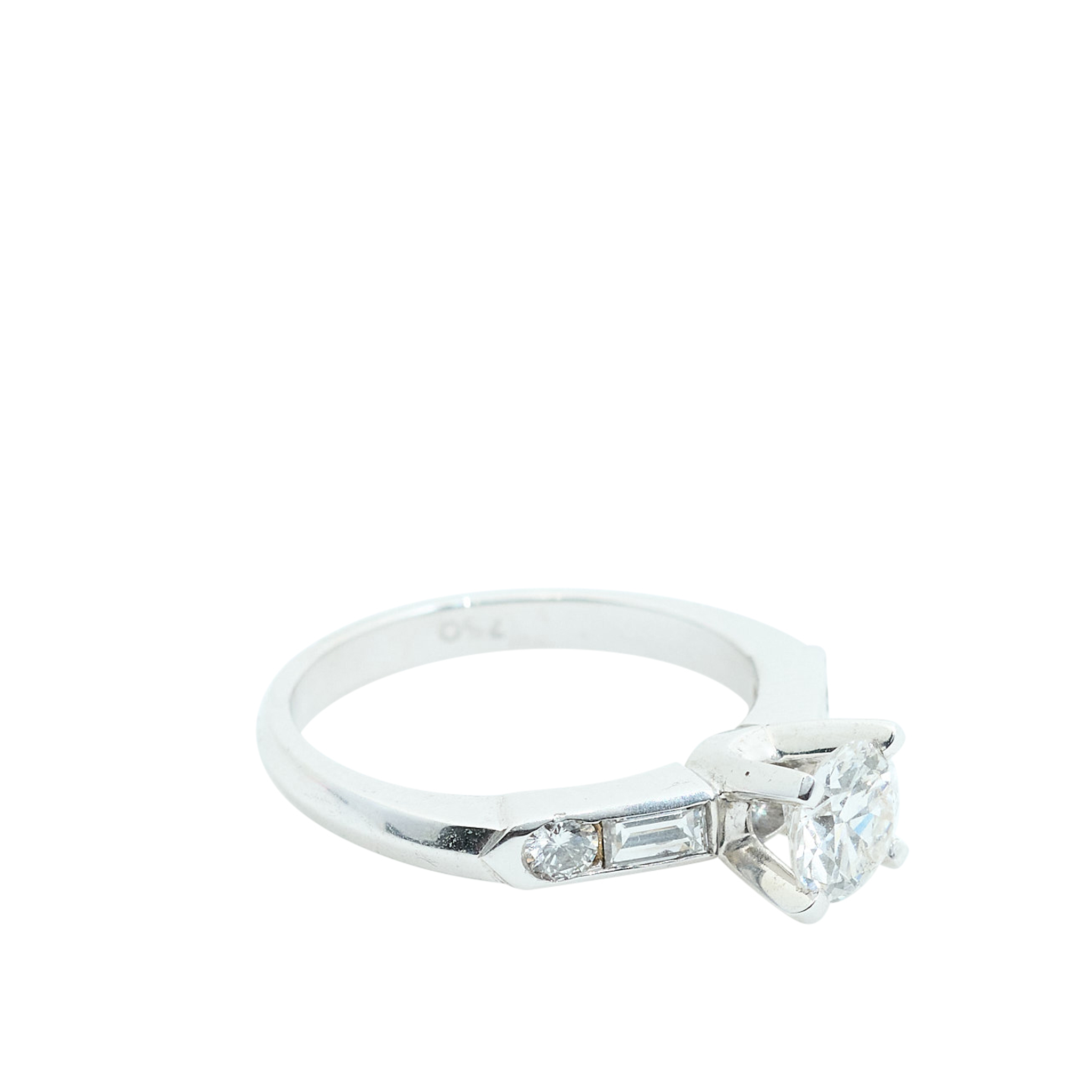 Custom 18ct White Gold Multi Diamond Ring