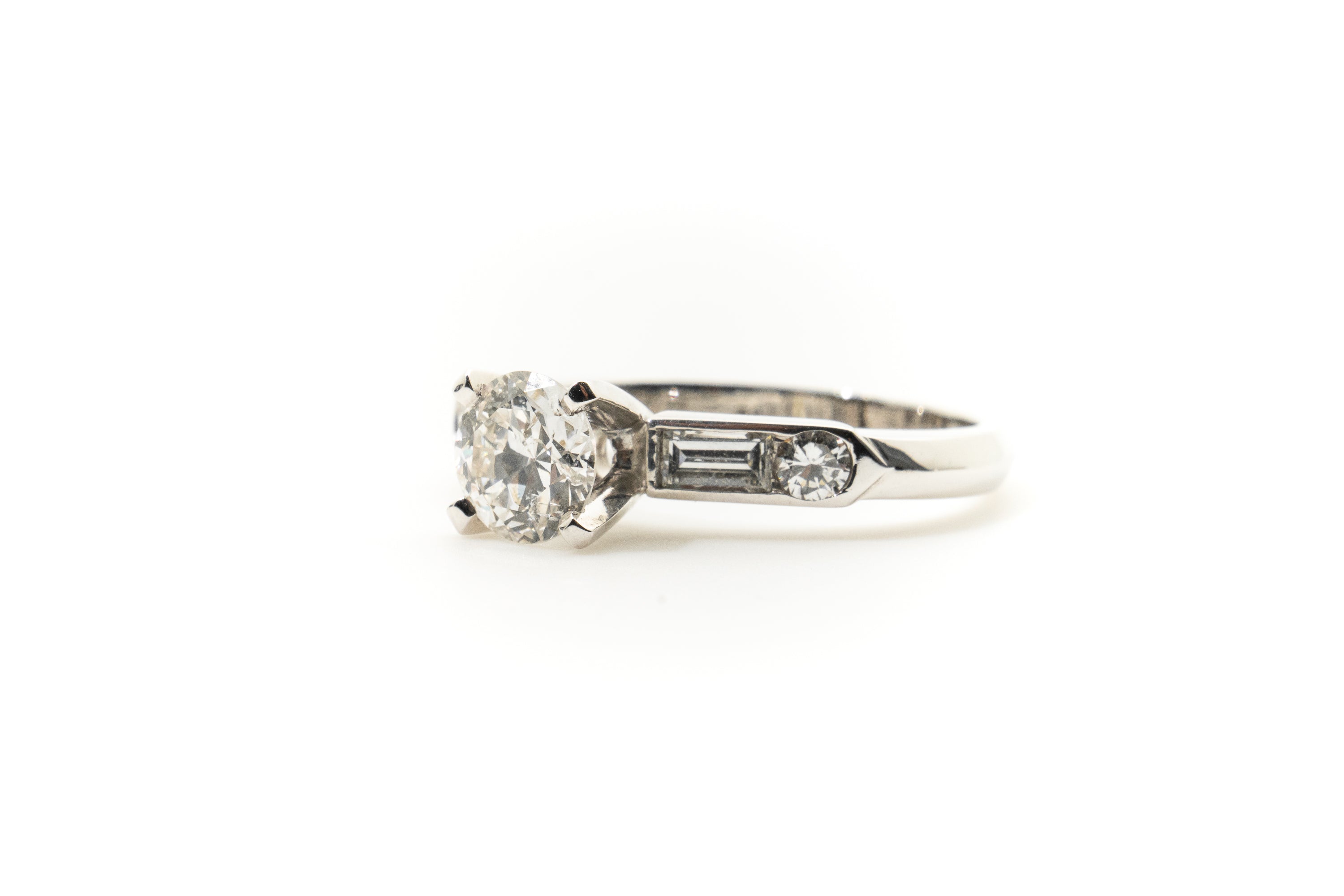 Custom 18ct White Gold Multi Diamond Ring