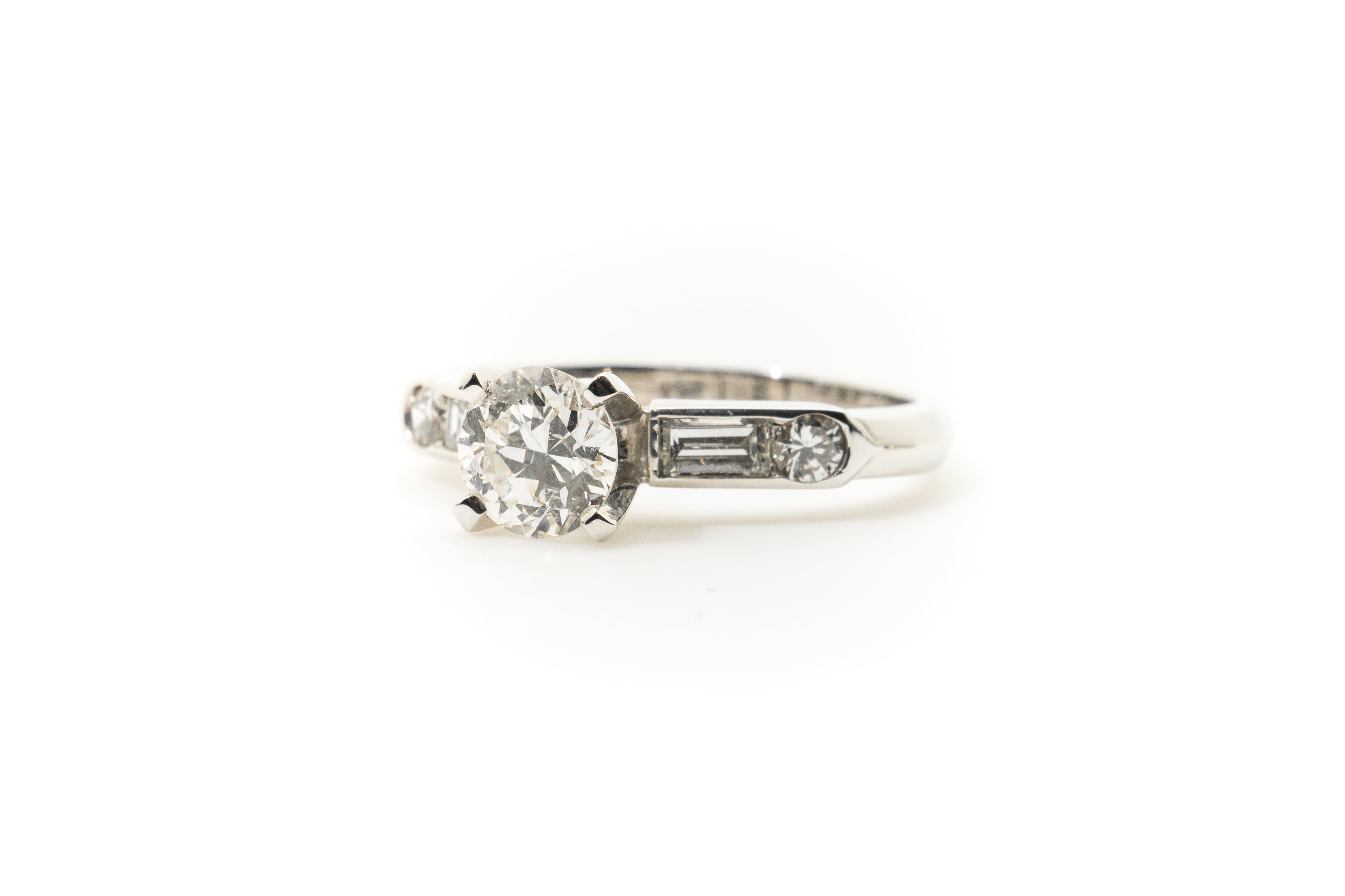 Custom 18ct White Gold Multi Diamond Ring