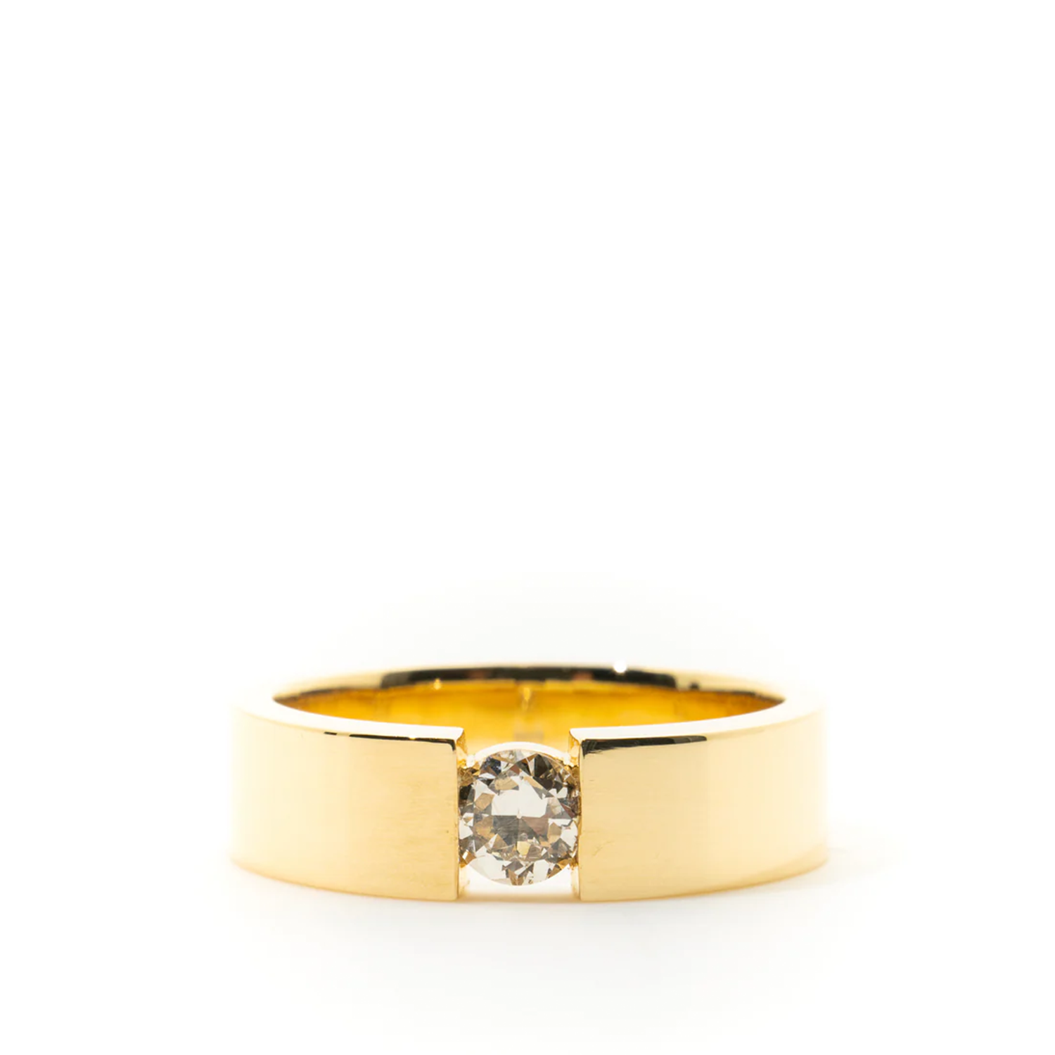 Custom by MV&Co 18ct Yellow Gold Diamond Band Ring