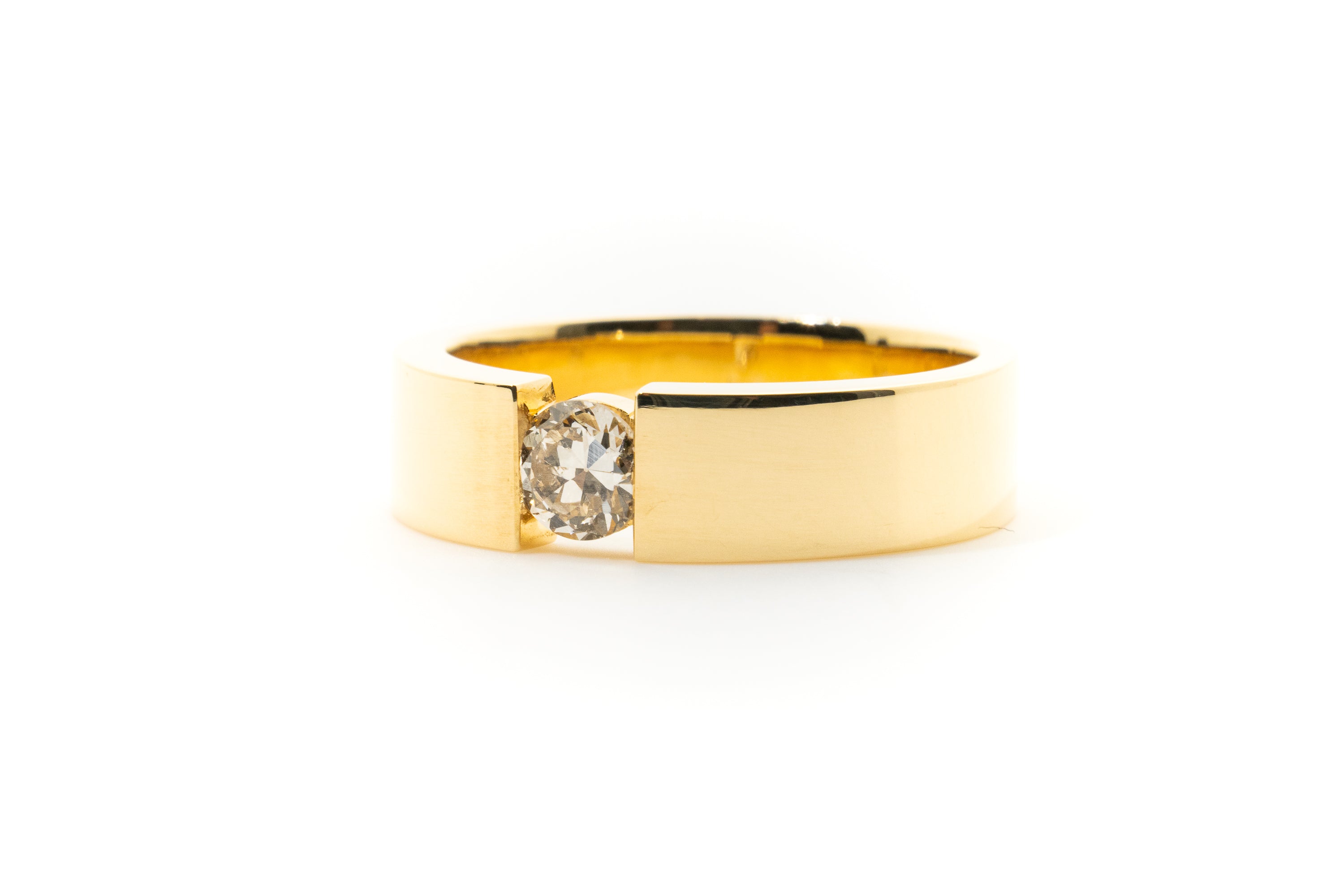 Custom by MV&Co 18ct Yellow Gold Diamond Band Ring