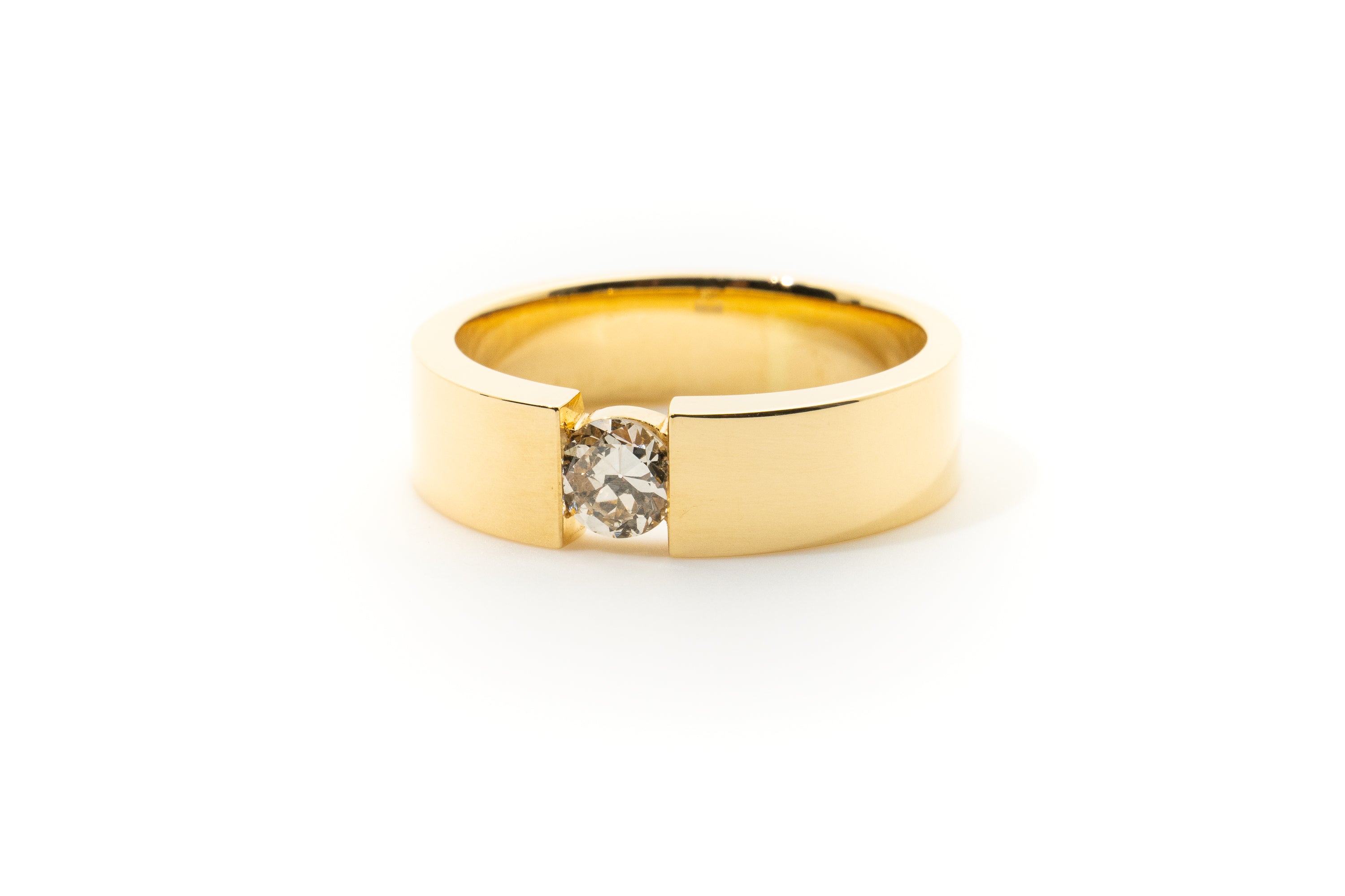 Custom by MV&Co 18ct Yellow Gold Diamond Band Ring