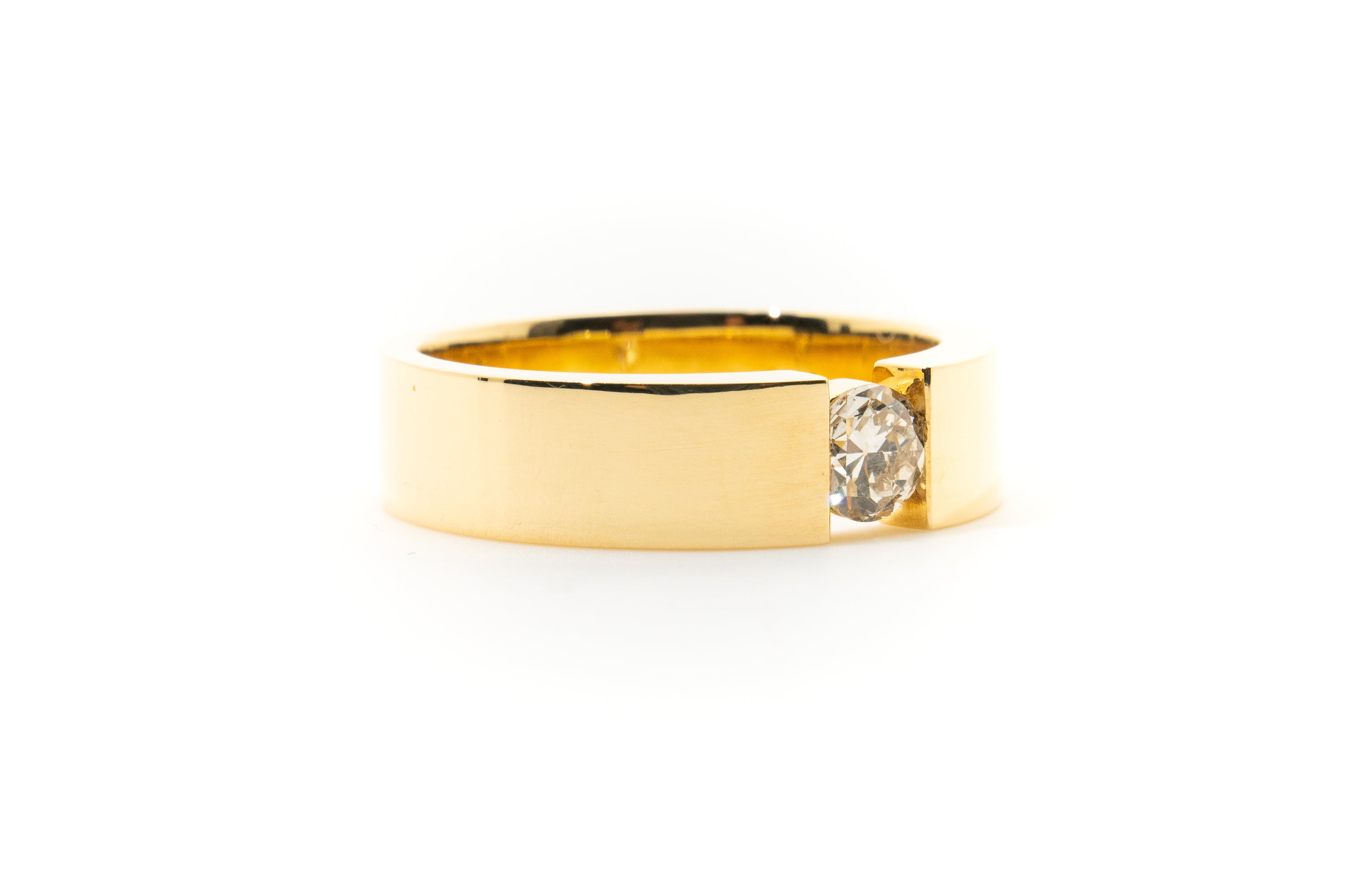 Custom by MV&Co 18ct Yellow Gold Diamond Band Ring