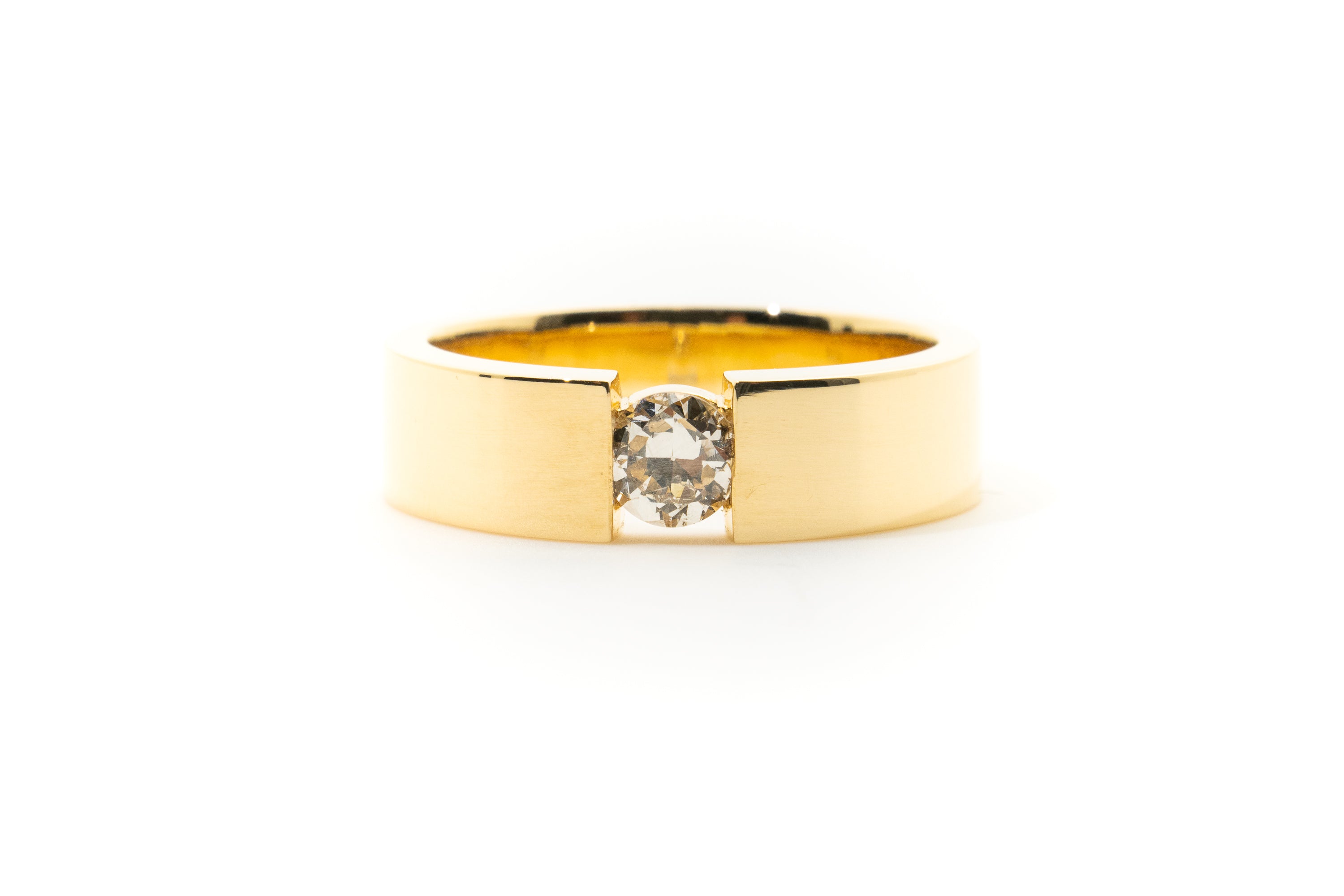 Custom by MV&Co 18ct Yellow Gold Diamond Band Ring