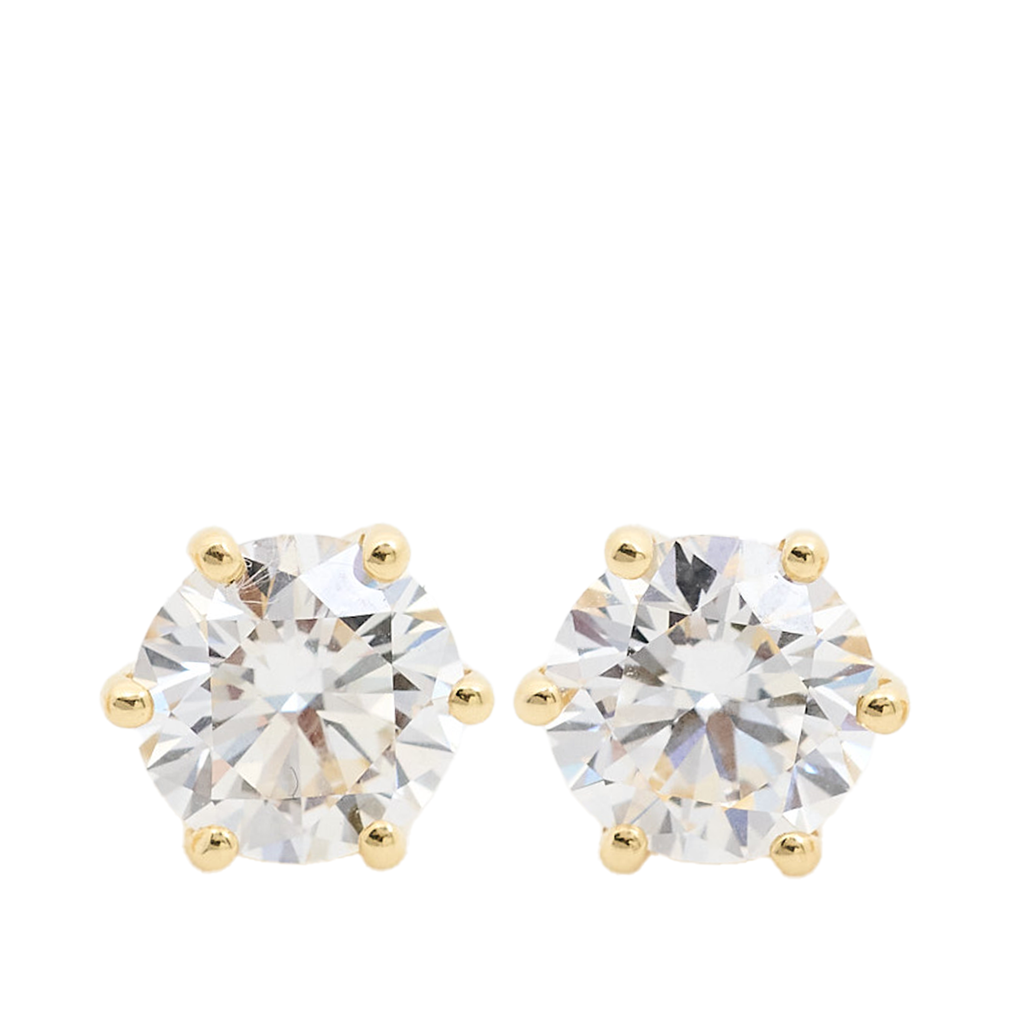 Custom MV&Co 2 Carat Lab Diamond Earrings