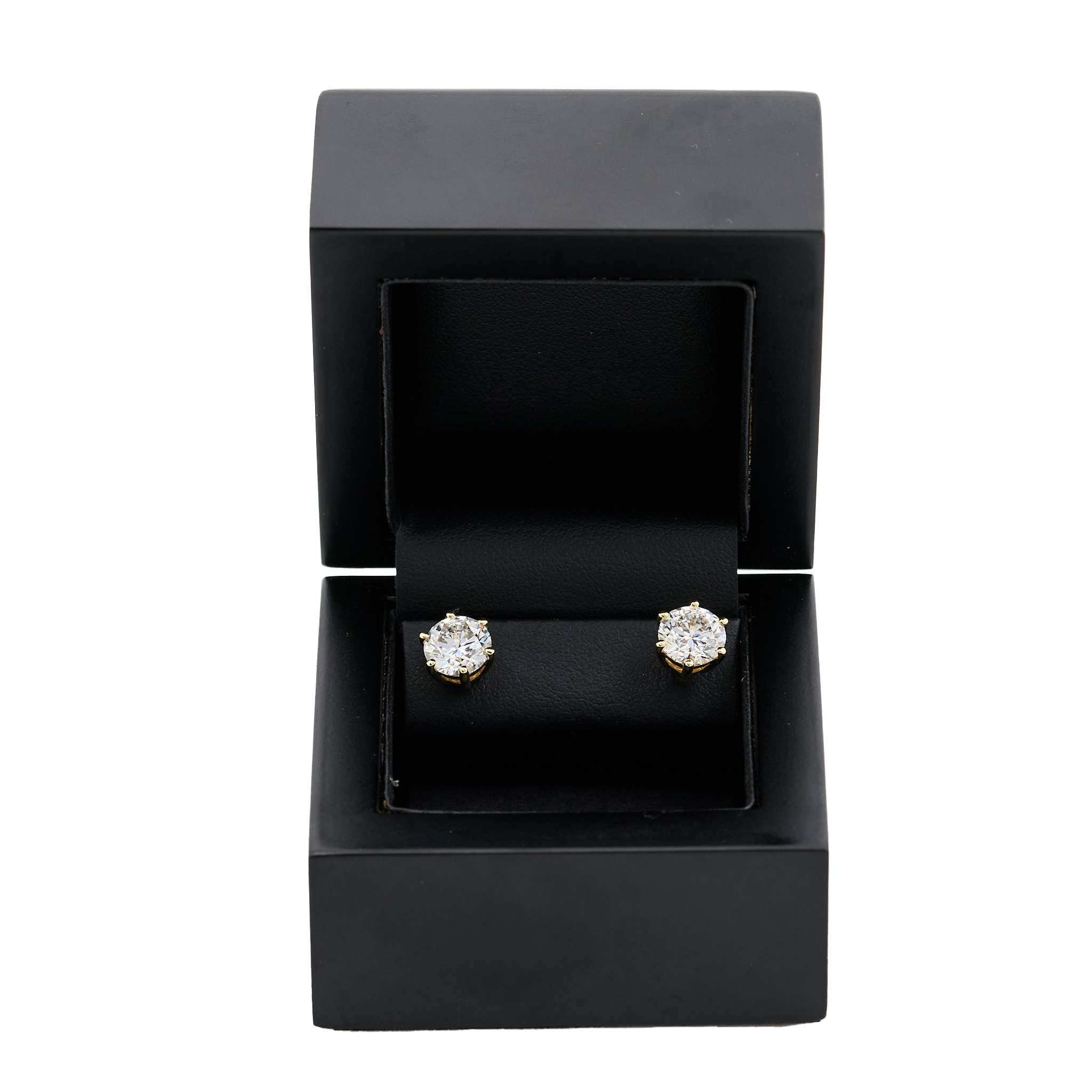 Custom MV&Co 2 Carat Lab Diamond Earrings