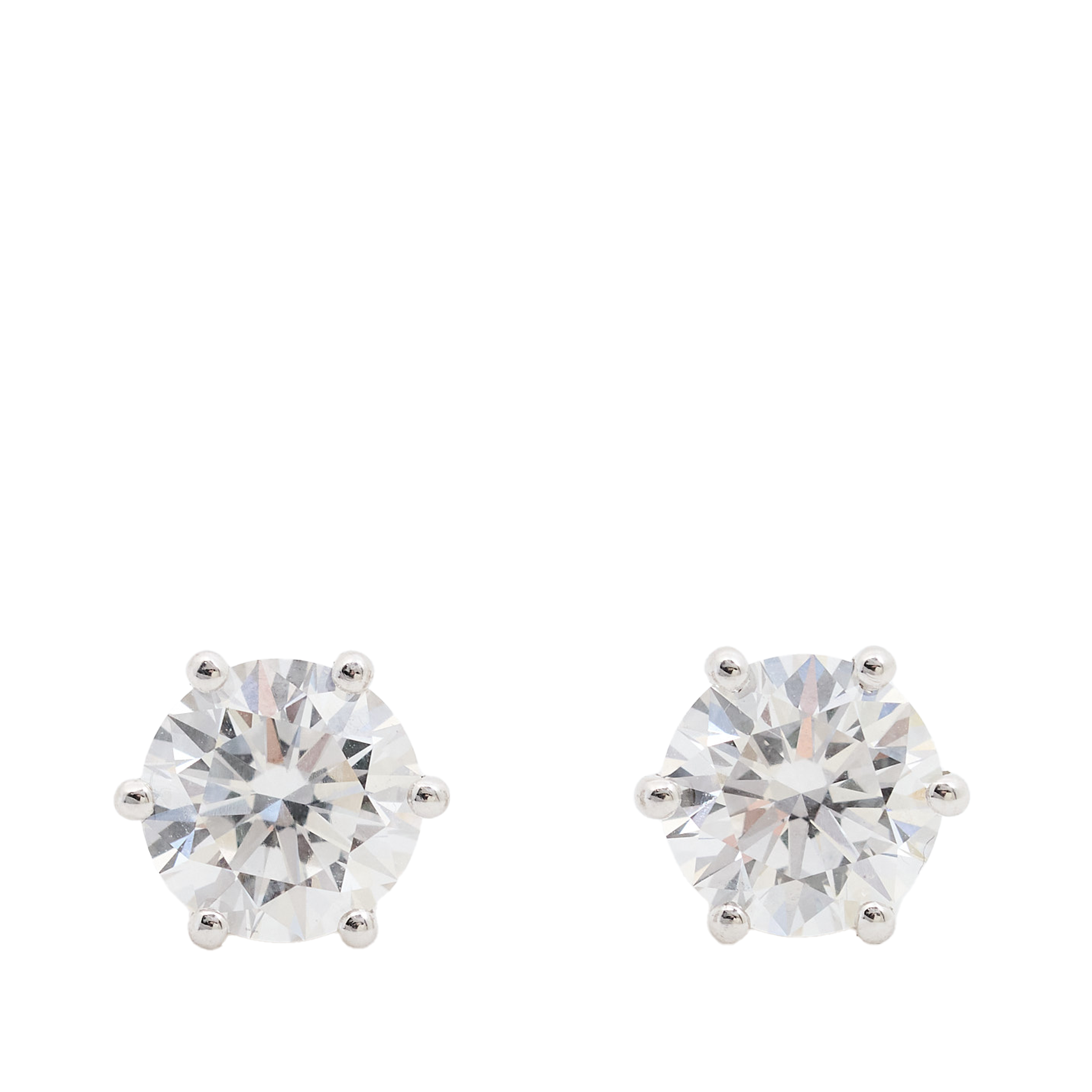 Custom MV&Co 4 Carat Lab Diamond Earrings