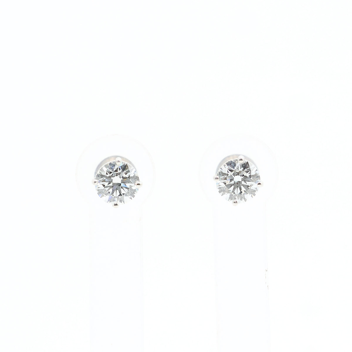 MV&Co Custom 4ct Lab-Grown Diamond Stud Earrings 18ct White Gold