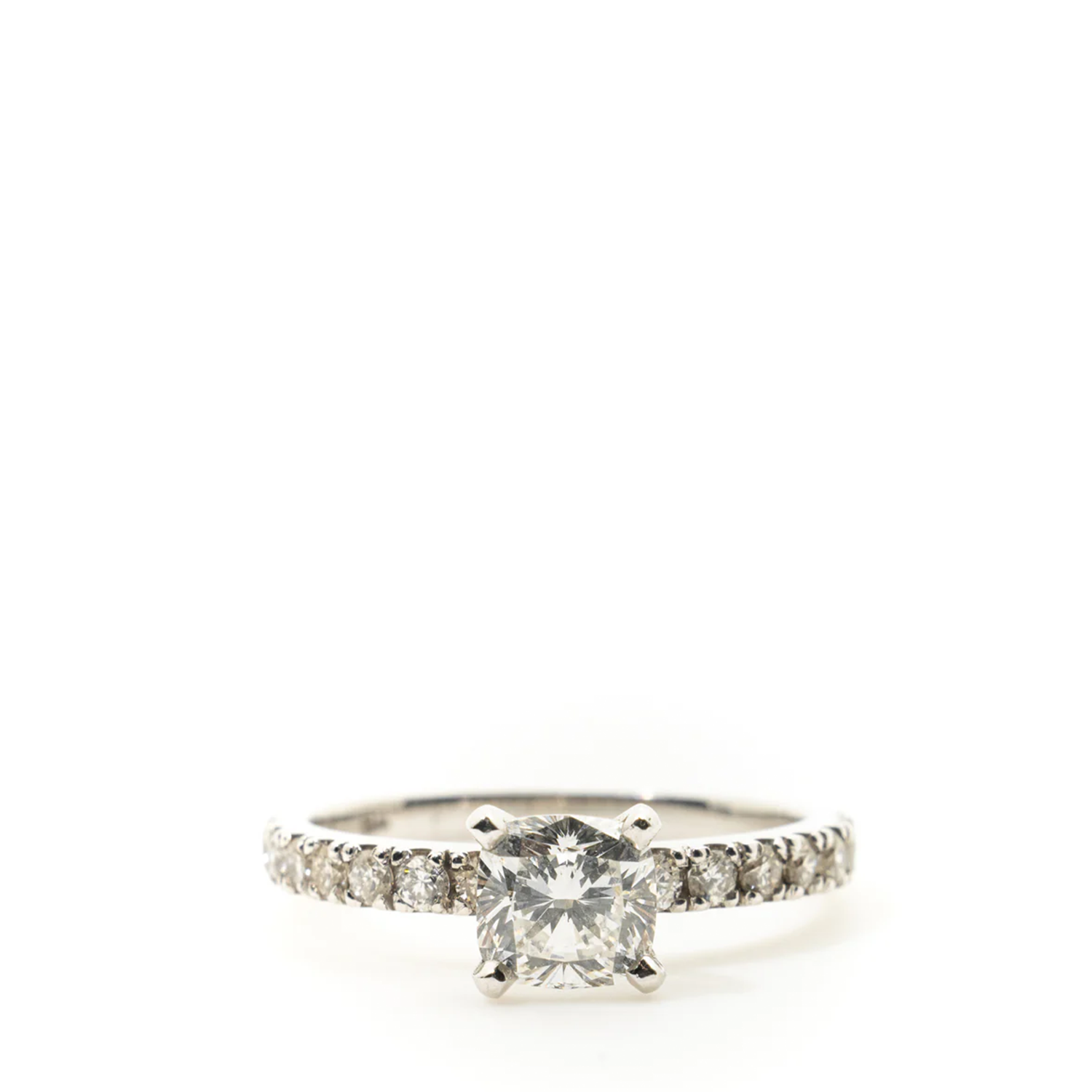 Custom 18ct White Gold Diamond Ring