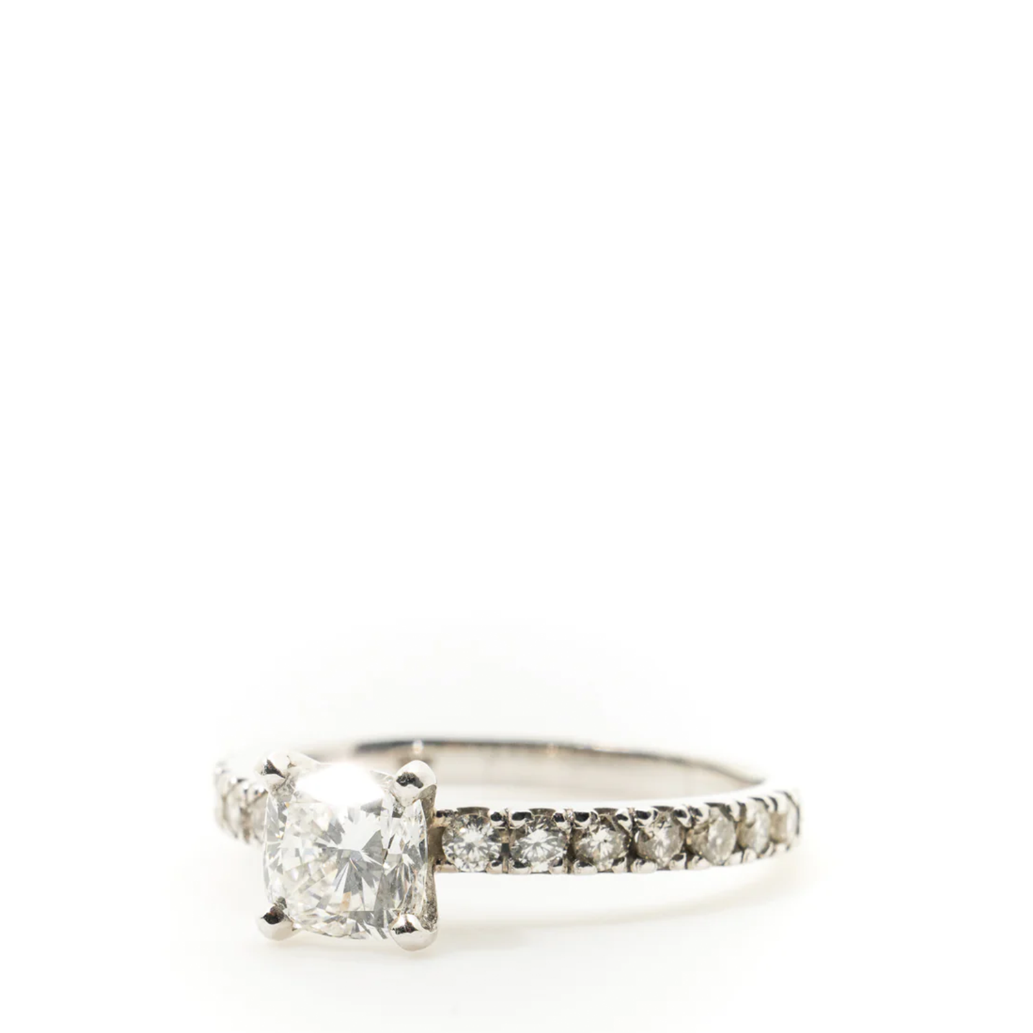 Custom 18ct White Gold Diamond Ring