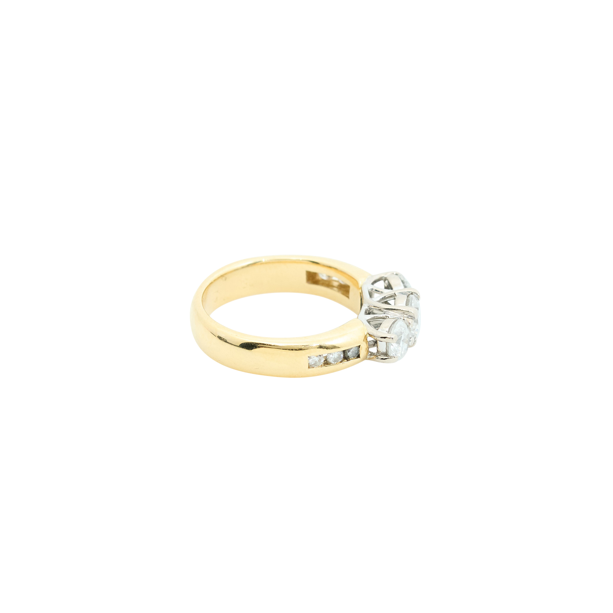 Custom 18ct Yellow Gold Diamond Ring