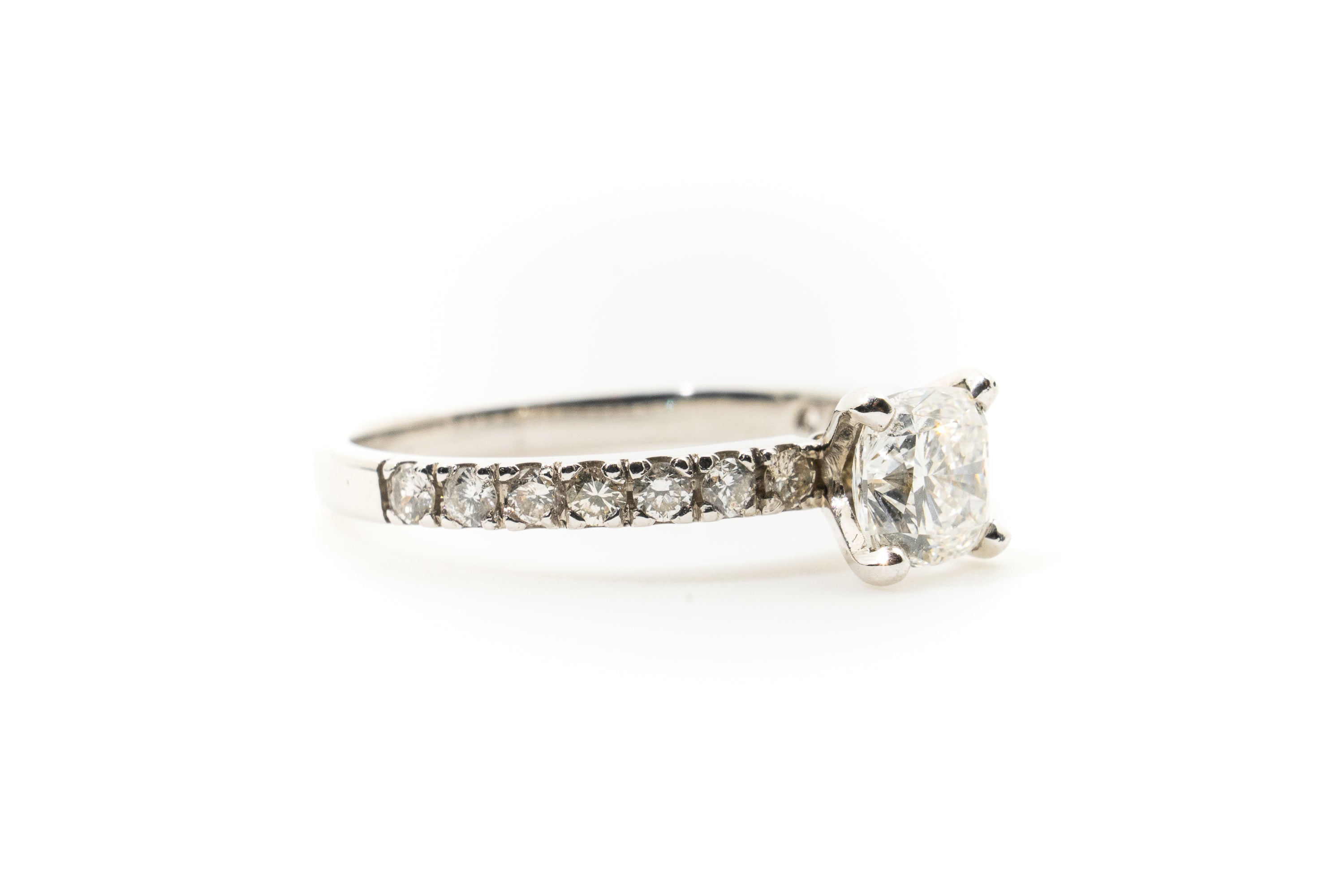 Custom 18ct White Gold Diamond Ring