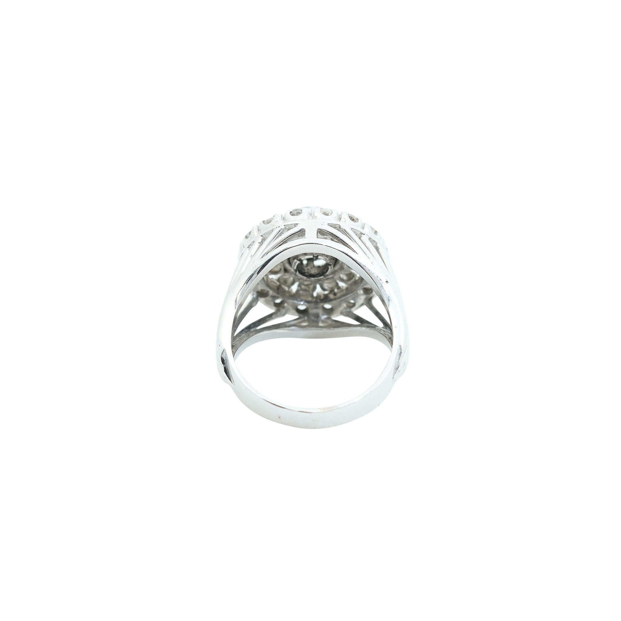 Custom by MV&Co Diamond Cluster Ring