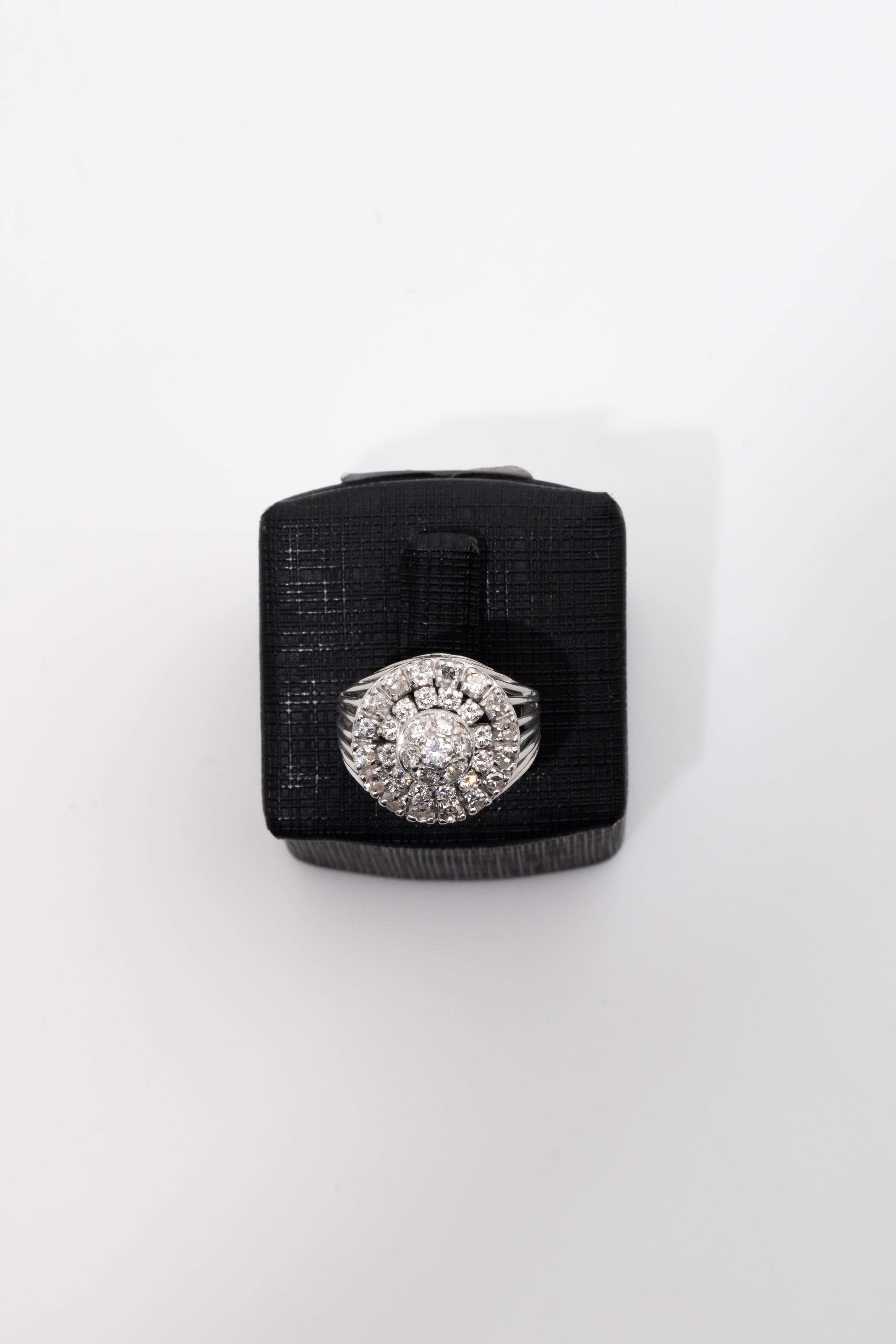 Custom by MV&Co Diamond Cluster Ring