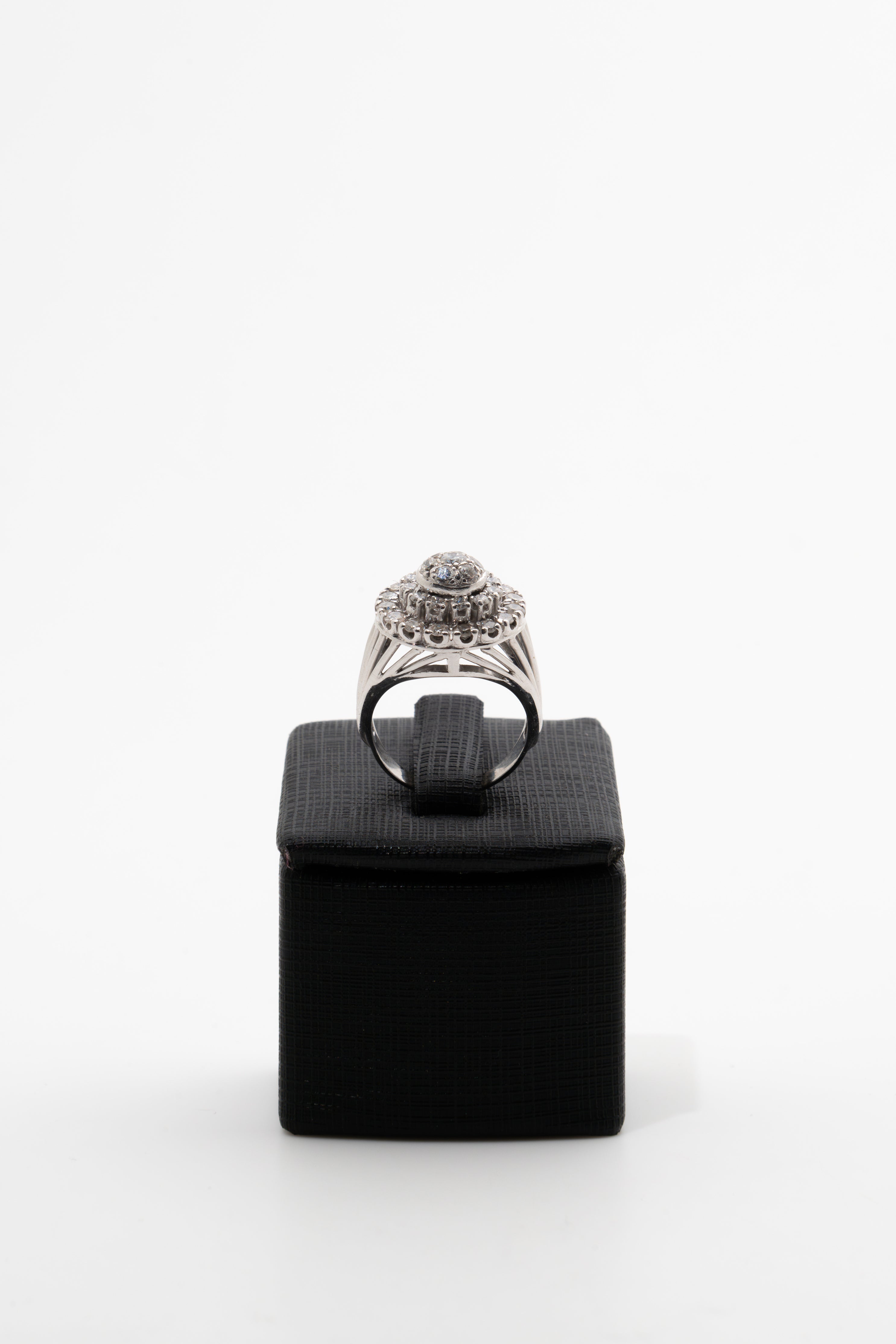 Custom by MV&Co Diamond Cluster Ring