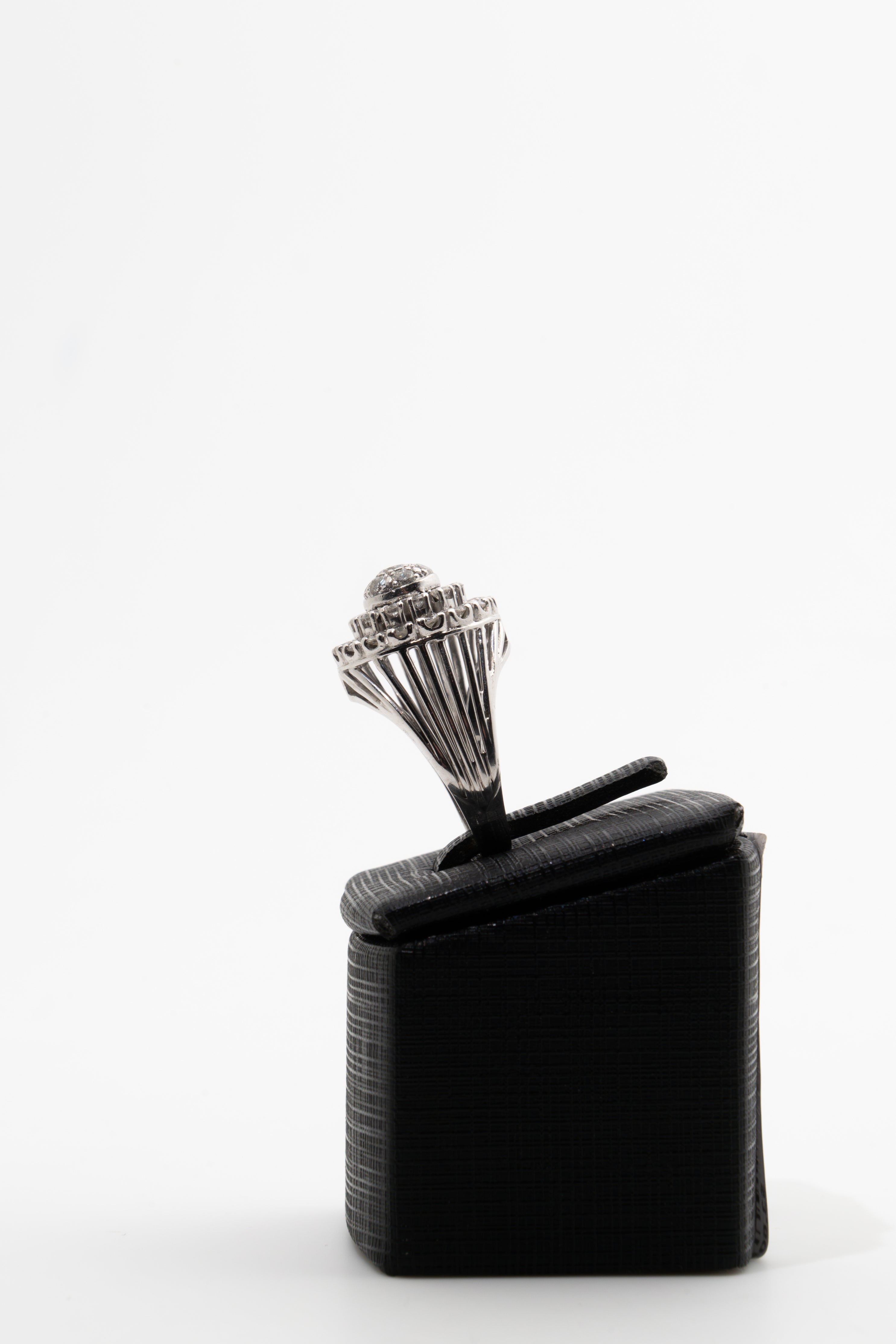 Custom by MV&Co Diamond Cluster Ring