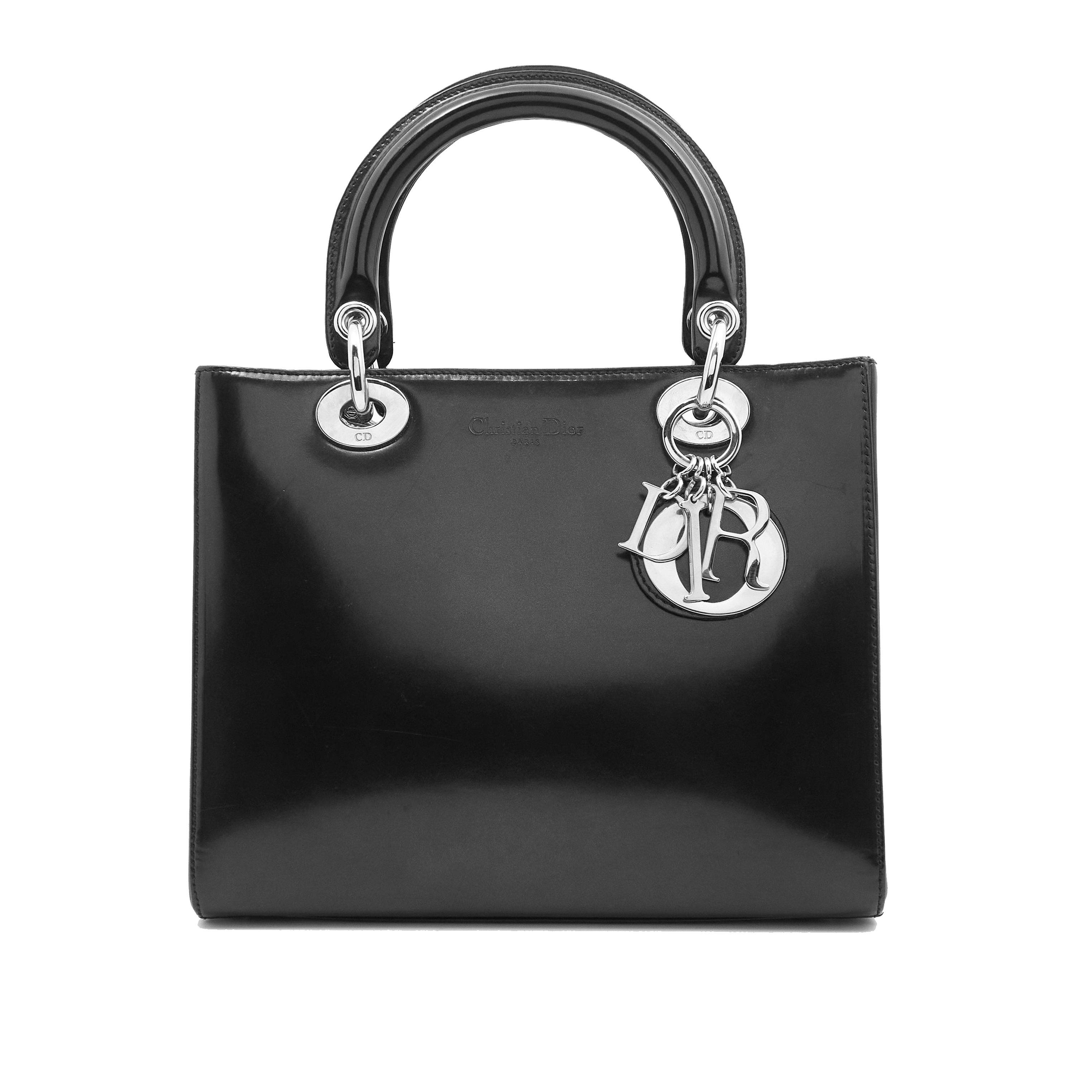 Christian Dior Vintage Lady Dior Medium Black