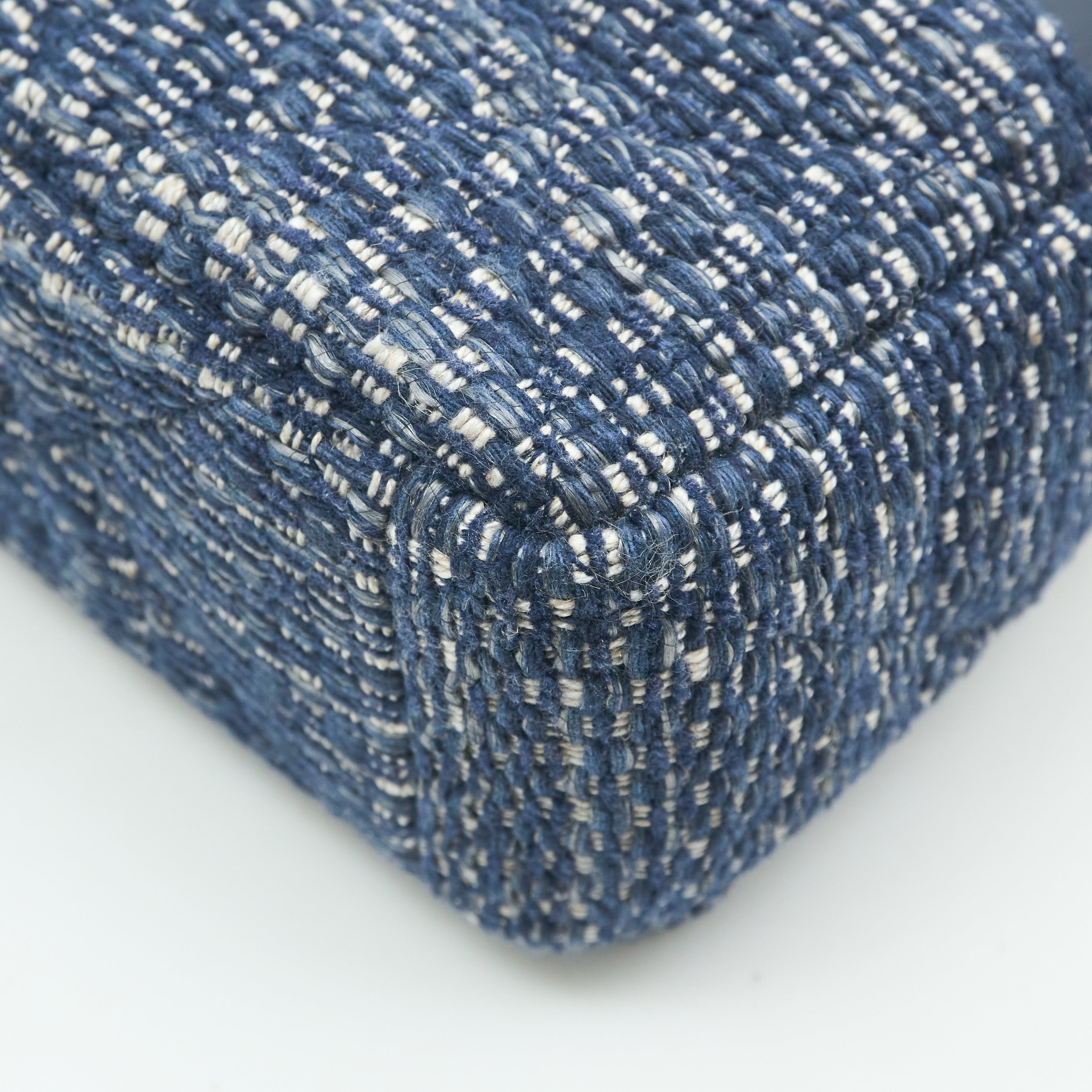 Dior Small Caro Bag in Blue Tweed