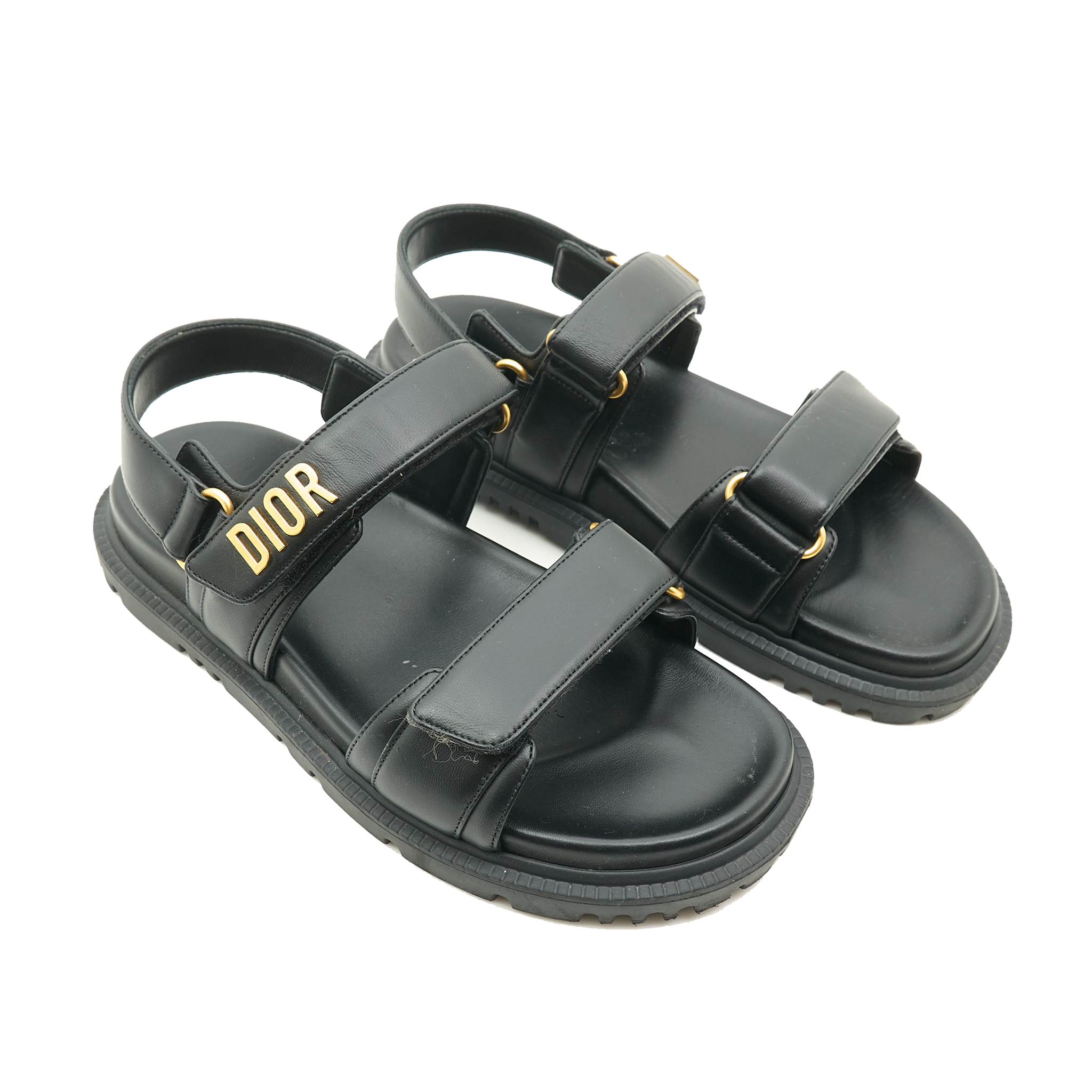 Dior Dad Sandals Black Size 39 EU