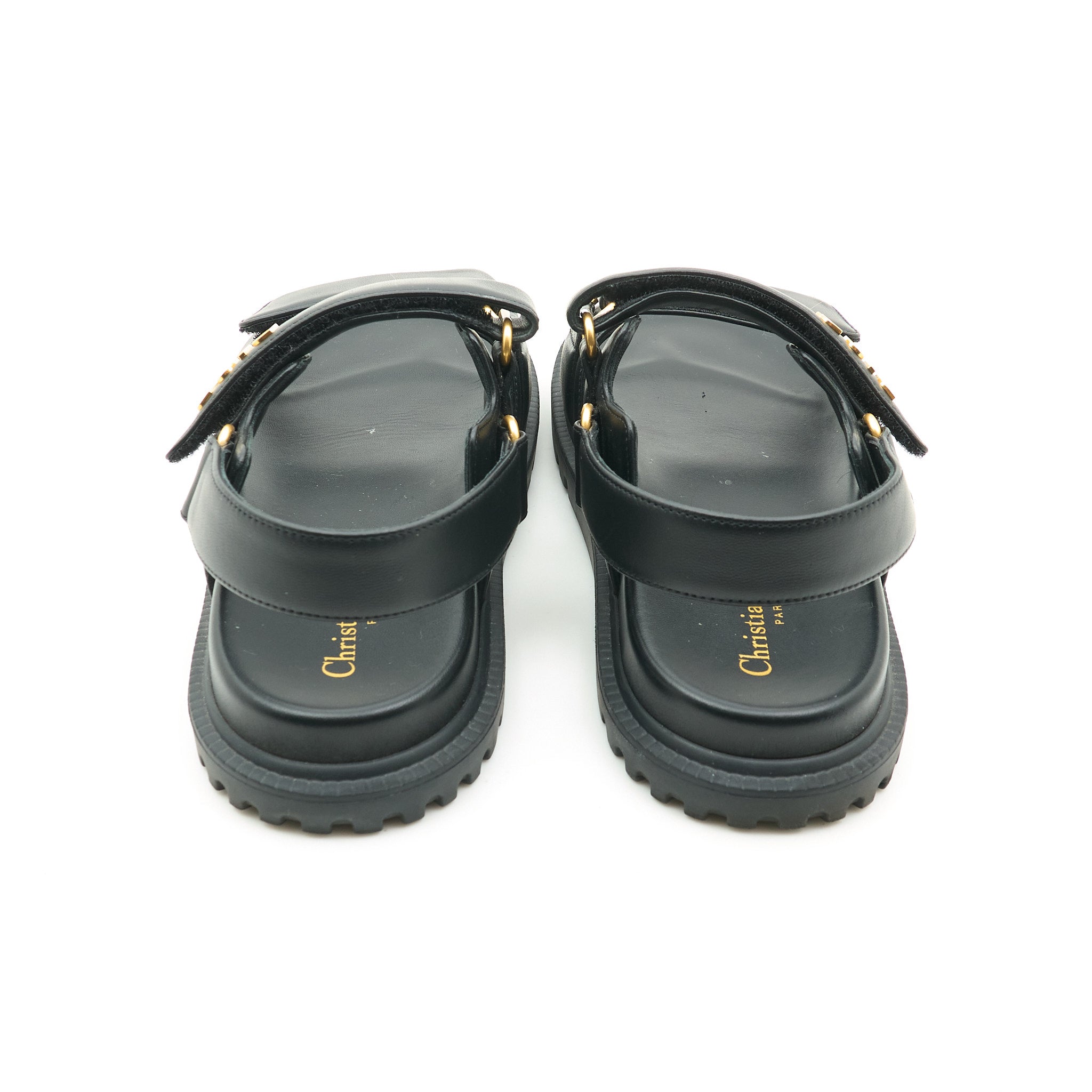Dior Dad Sandals Black Size 39 EU
