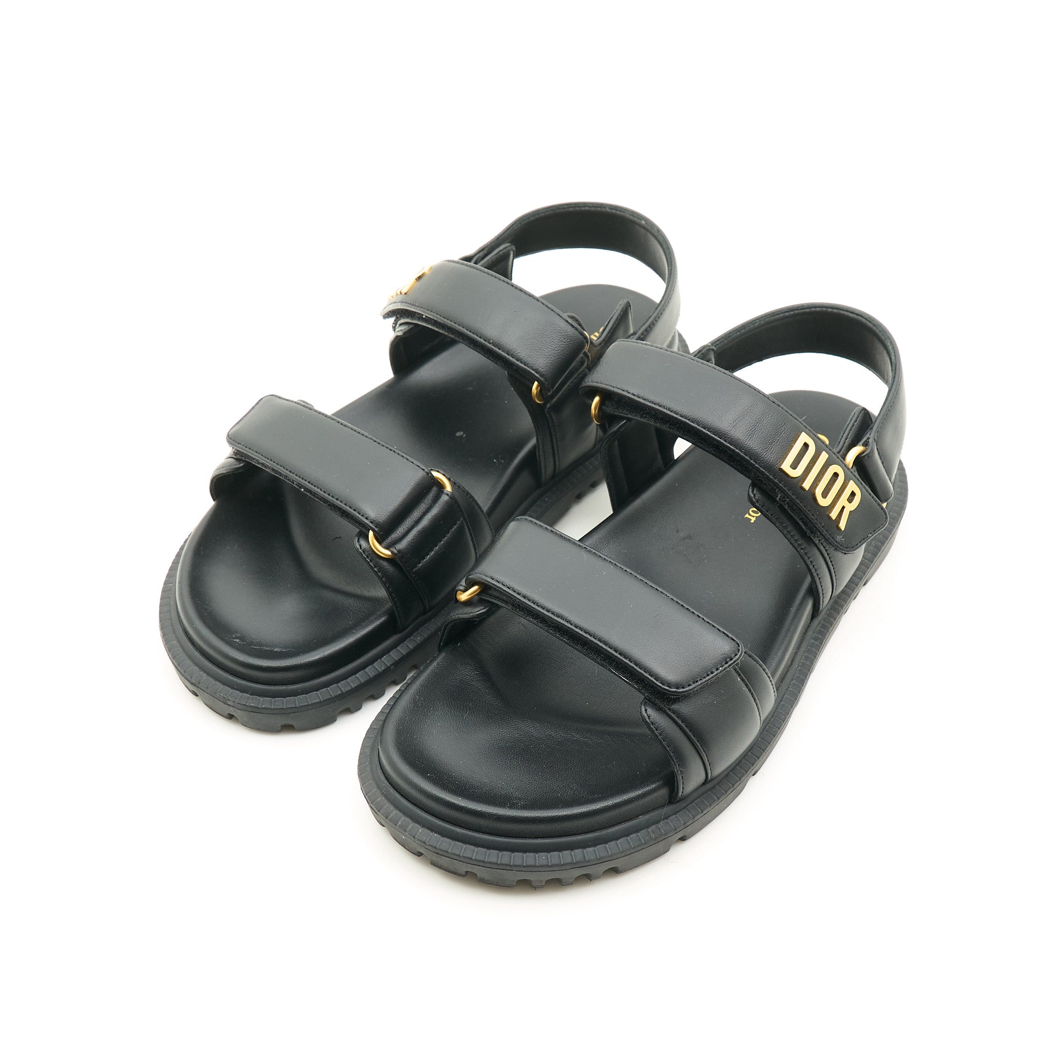 Dior Dad Sandals Black Size 39 EU