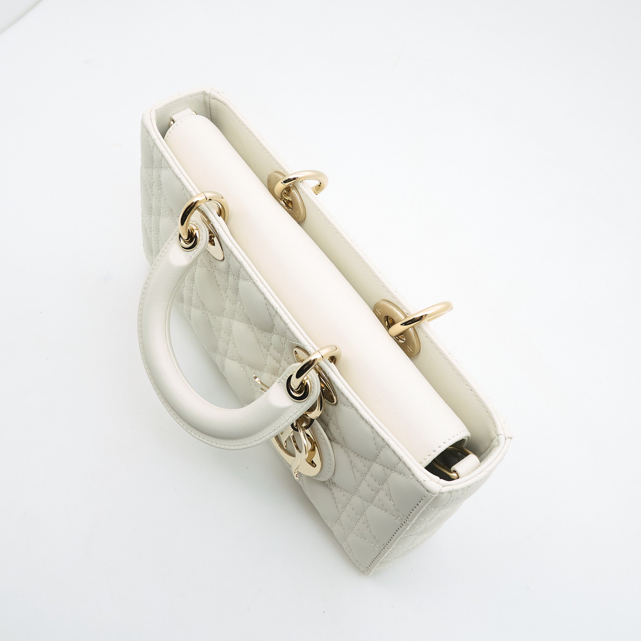 Dior Lady D-Joy Bag in Latte