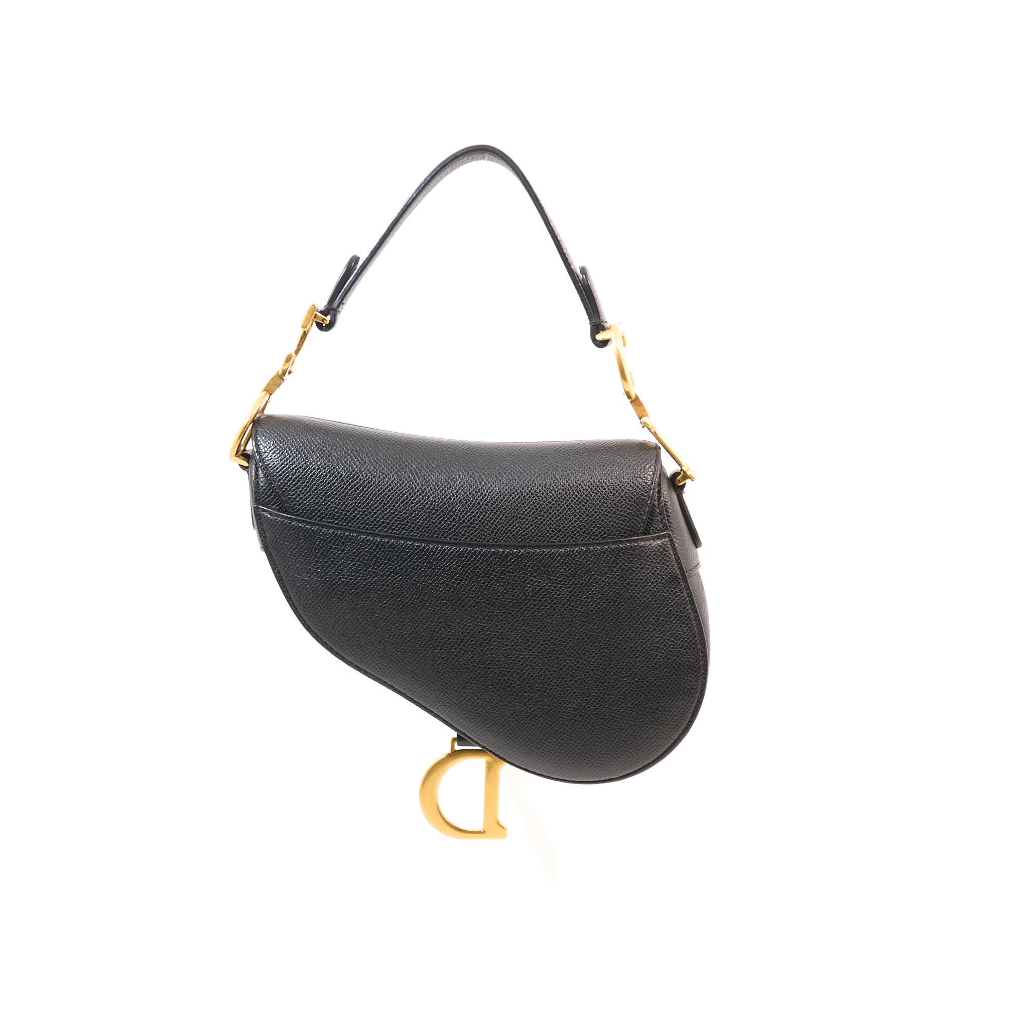 Dior Mini Saddle Bag Calfskin Black