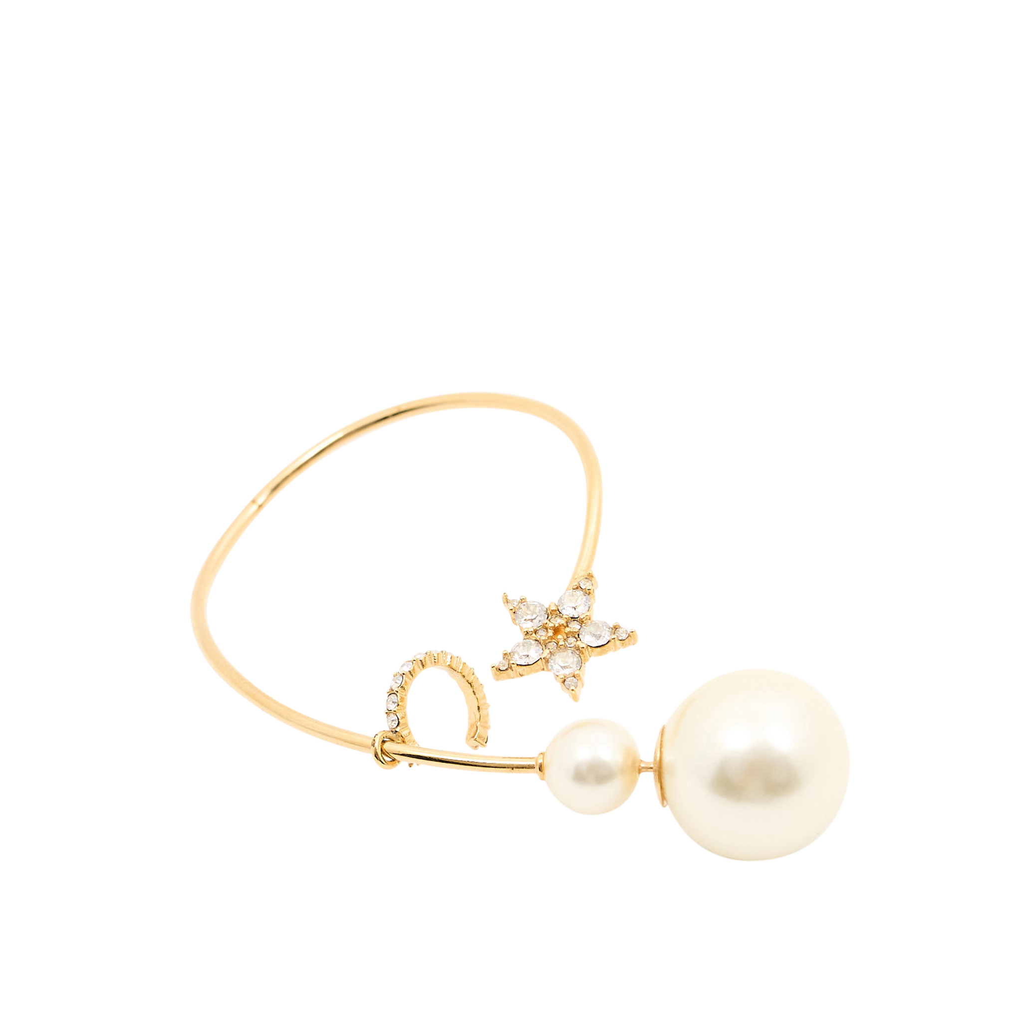 Christian Dior Pearl Star Cuff Earring