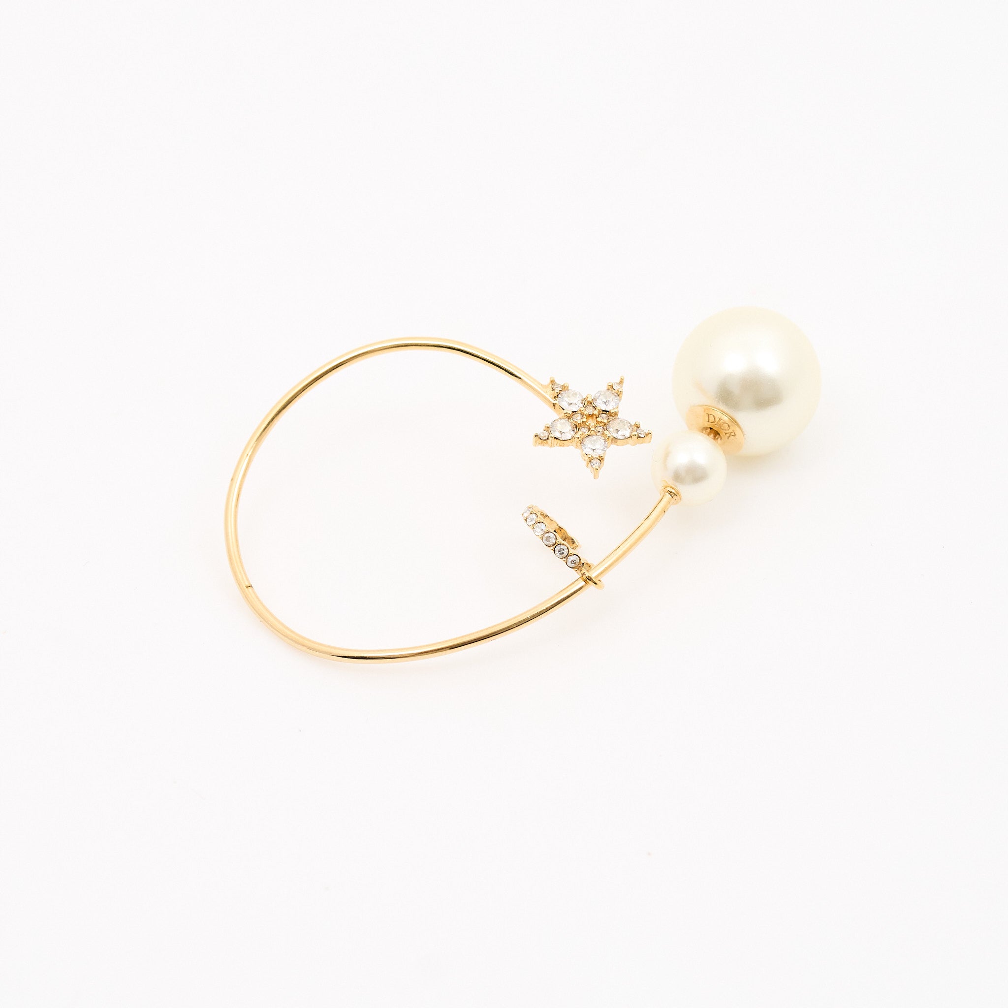 Christian Dior Pearl Star Cuff Earring