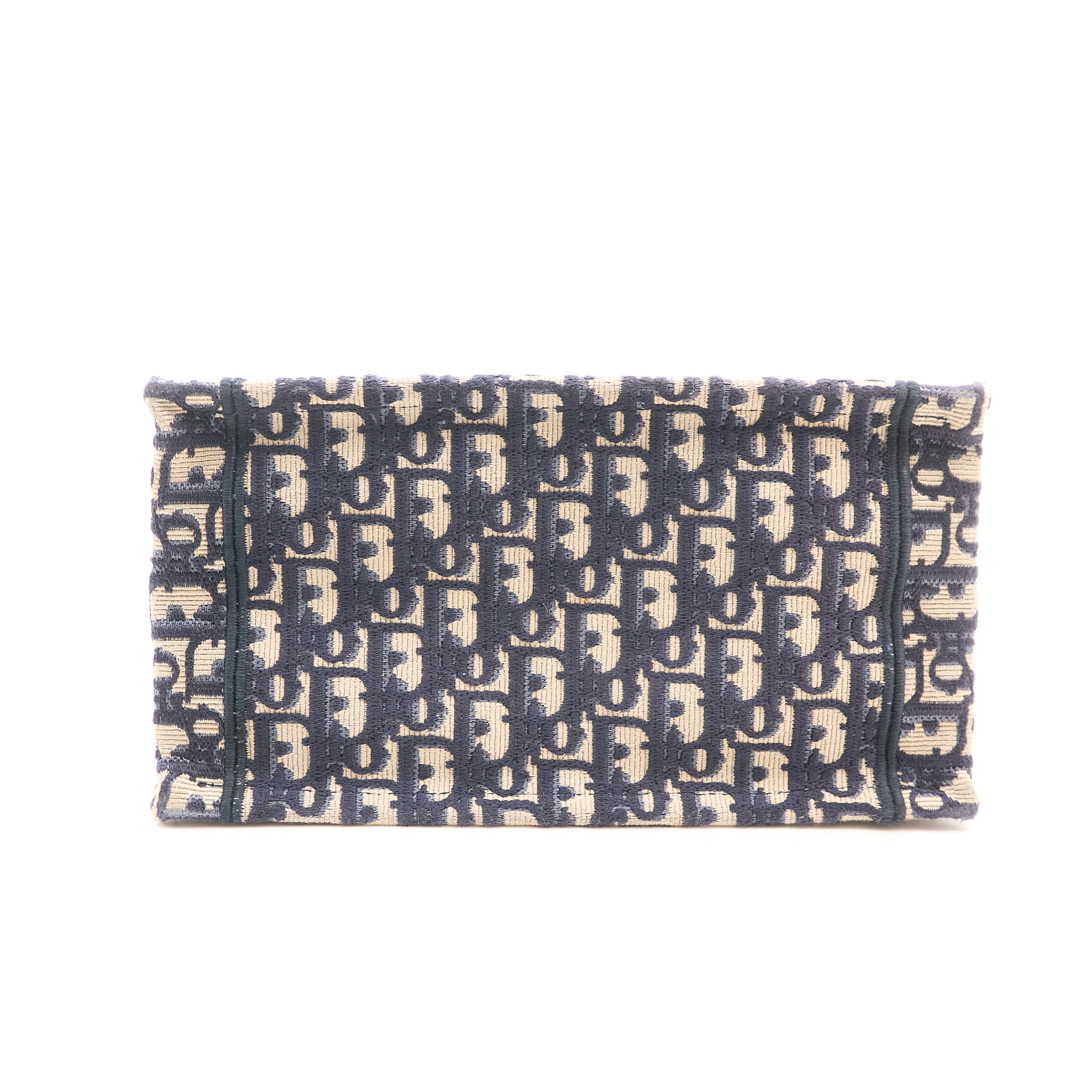 Christian Dior Small Book Tote in Blue Oblique