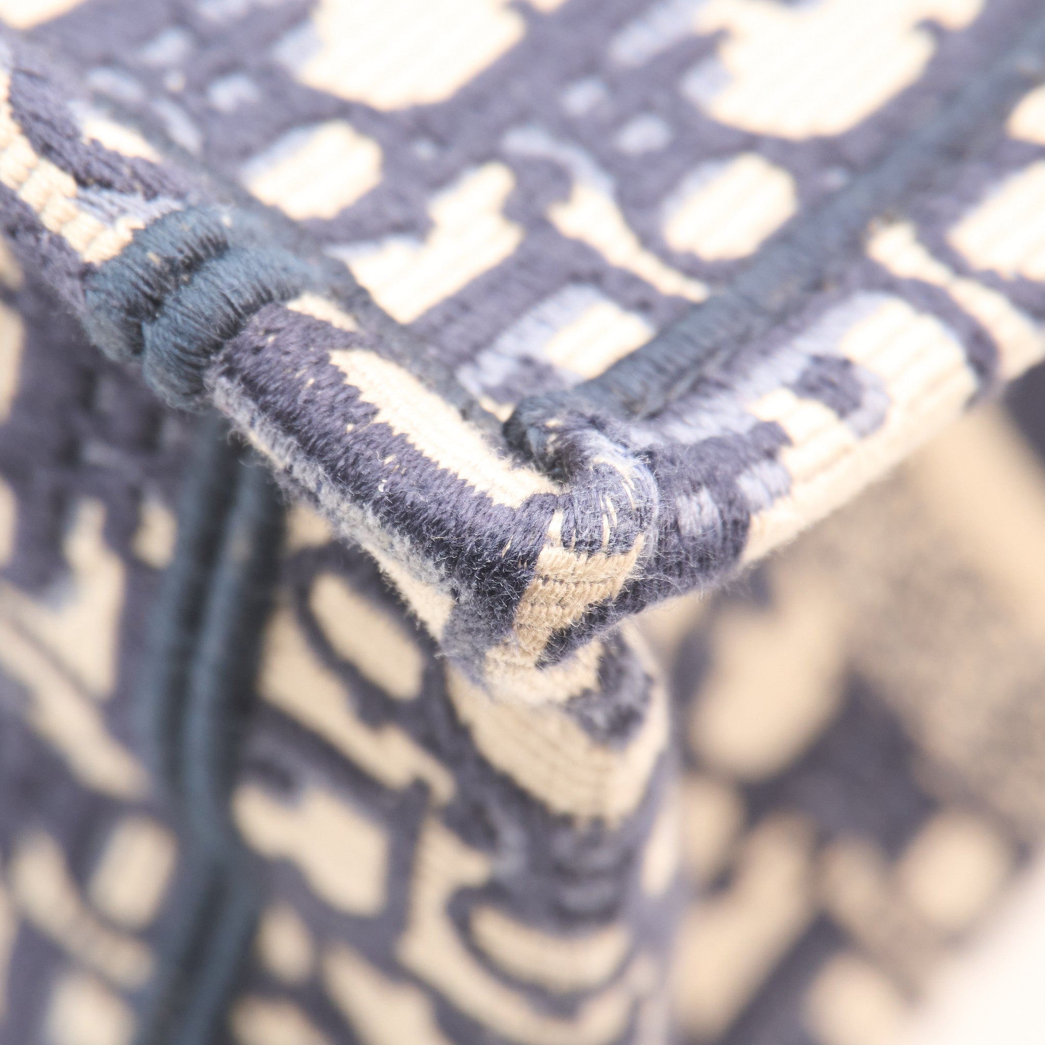 Christian Dior Small Book Tote in Blue Oblique
