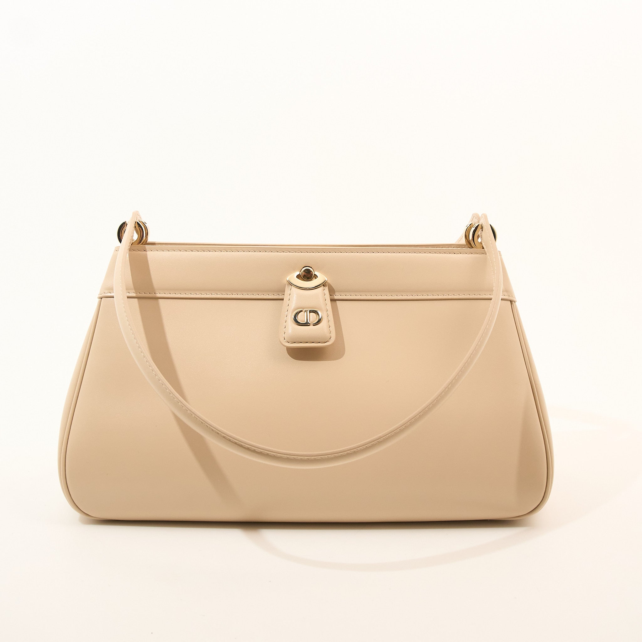 Christian Dior Small Beige Key Shoulder Bag