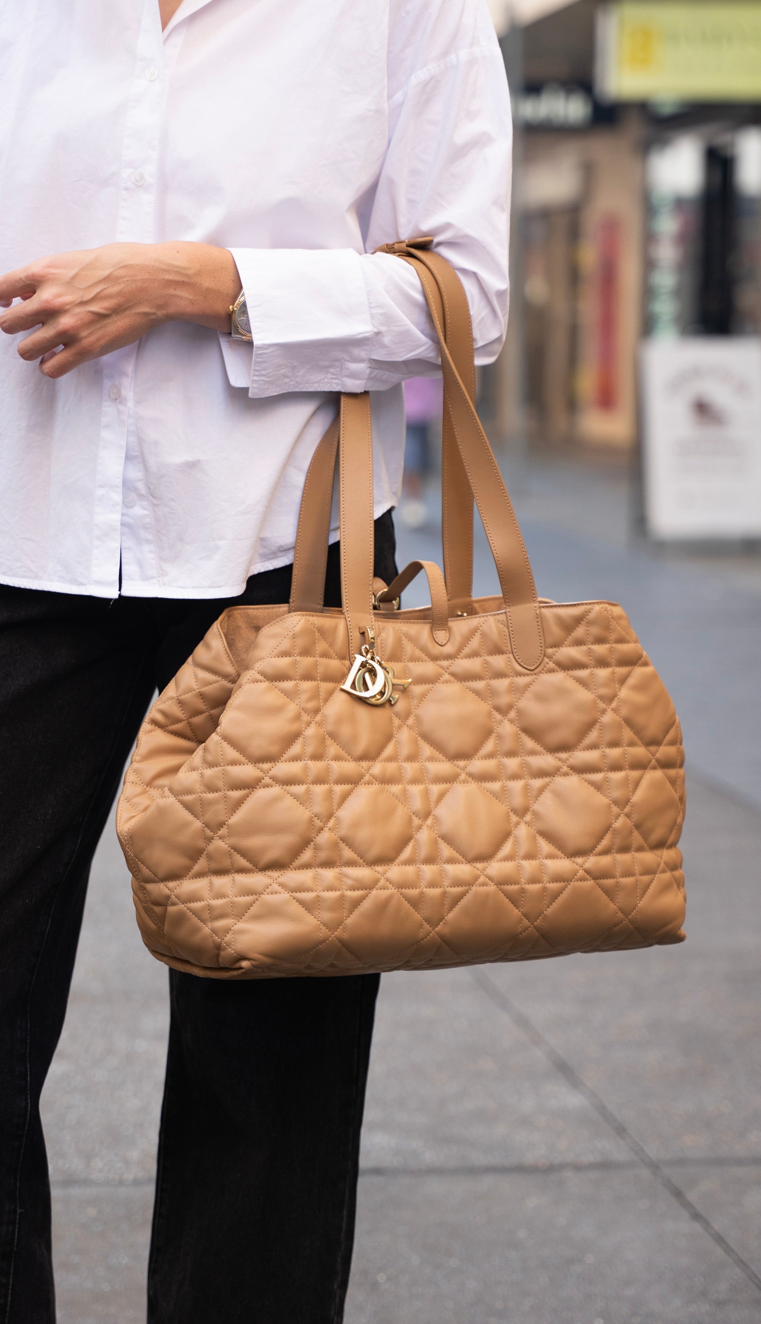 Dior Toujours Beige Tote Bag