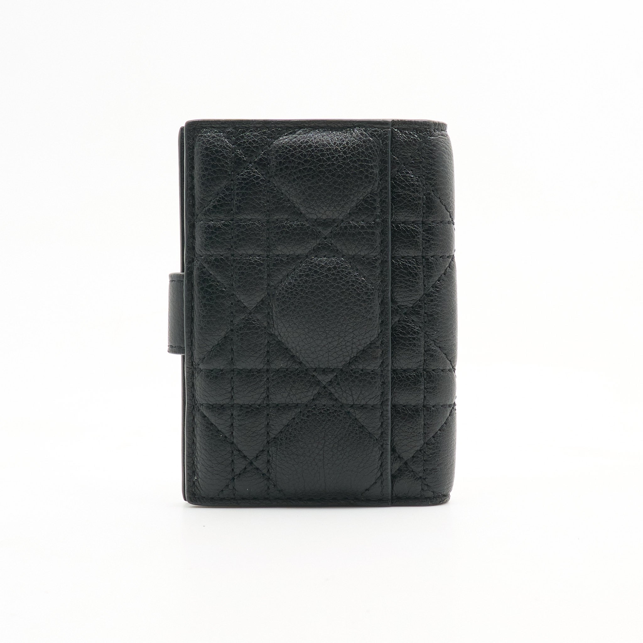 Christian Dior Black Leather Card Wallet