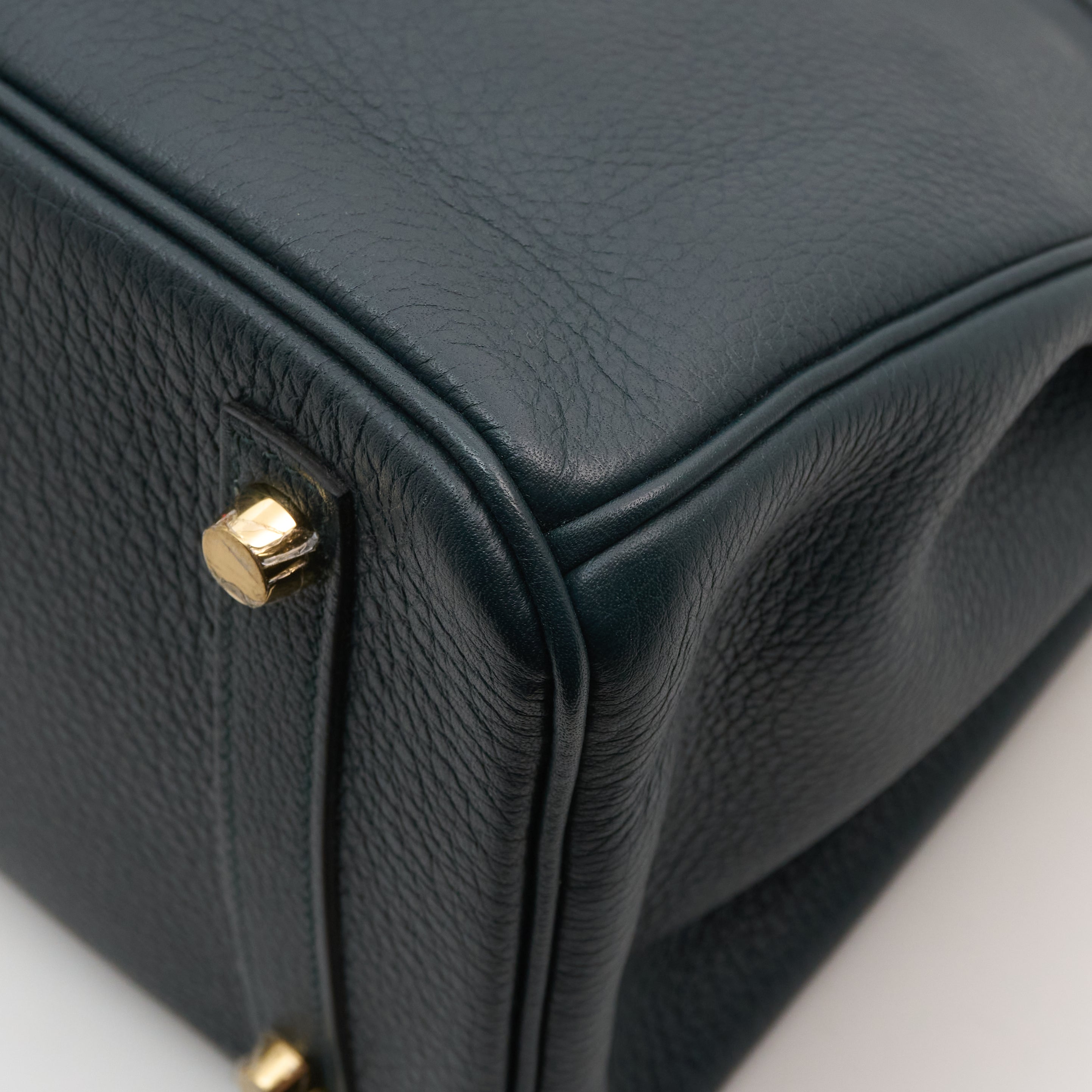Hermes Birkin 30 Togo Vert Cypress GHW Stamp C