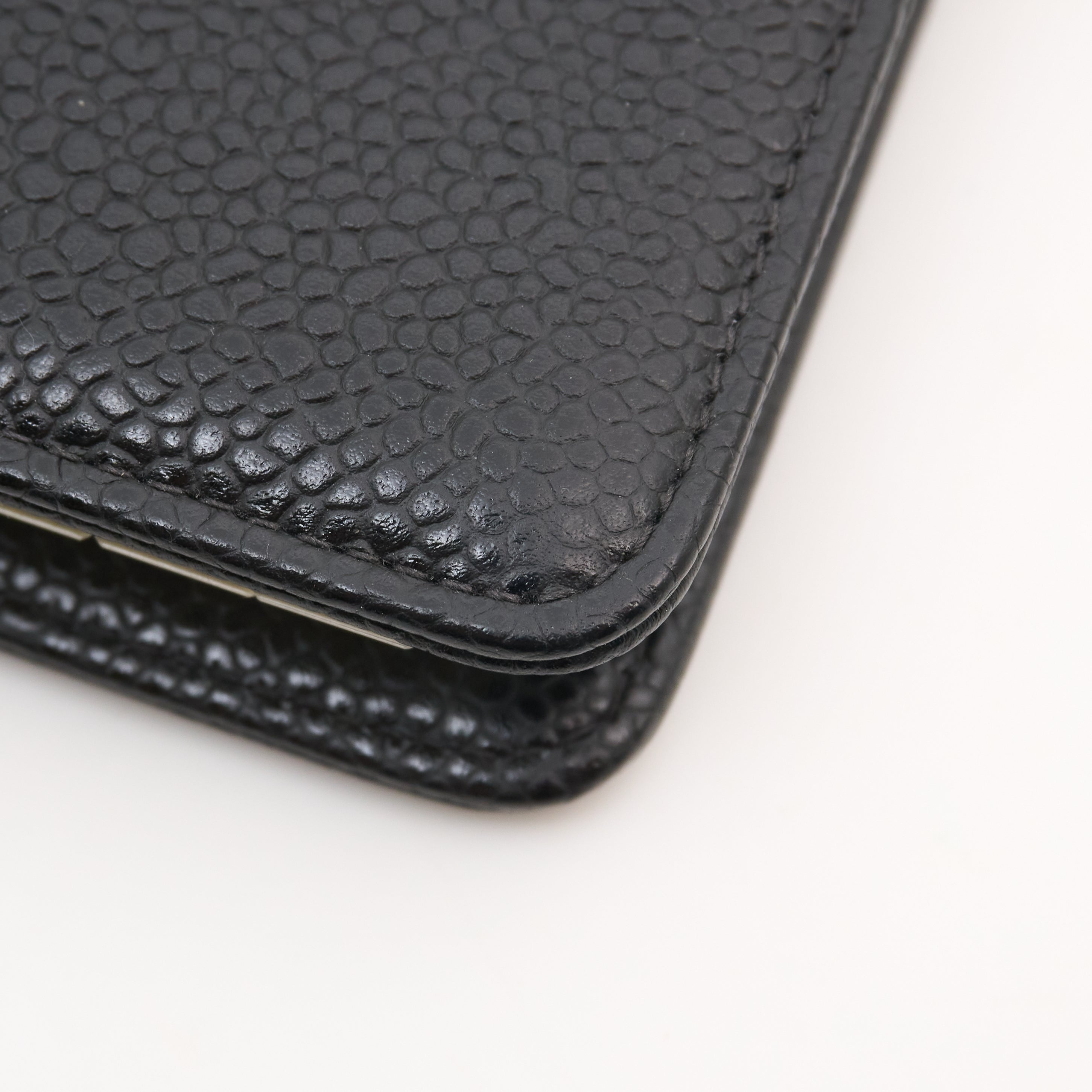 Chanel Agenda Notebook in Black Caviar Leather