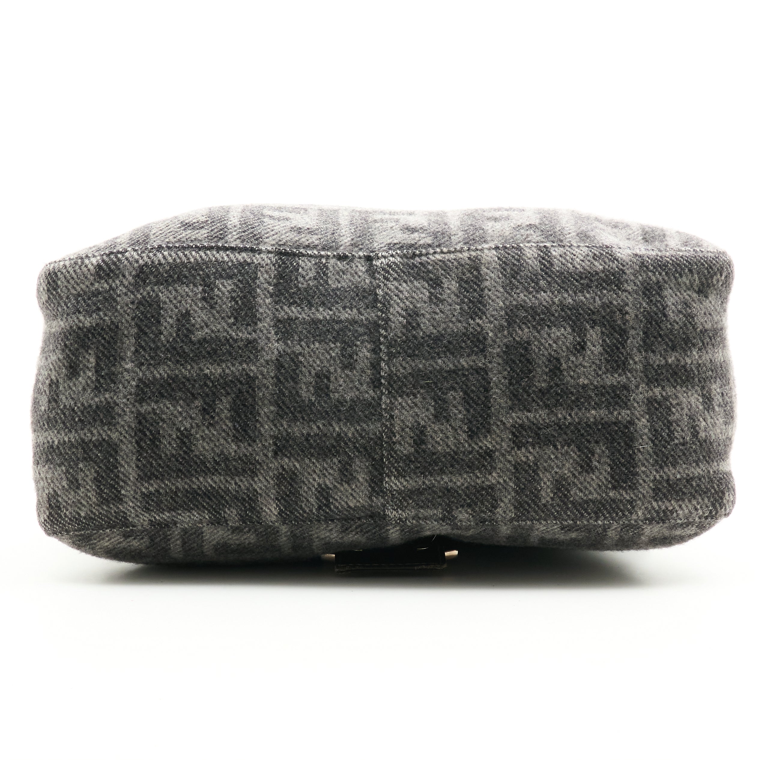 Fendi Zucca Wool Shoulder Bag