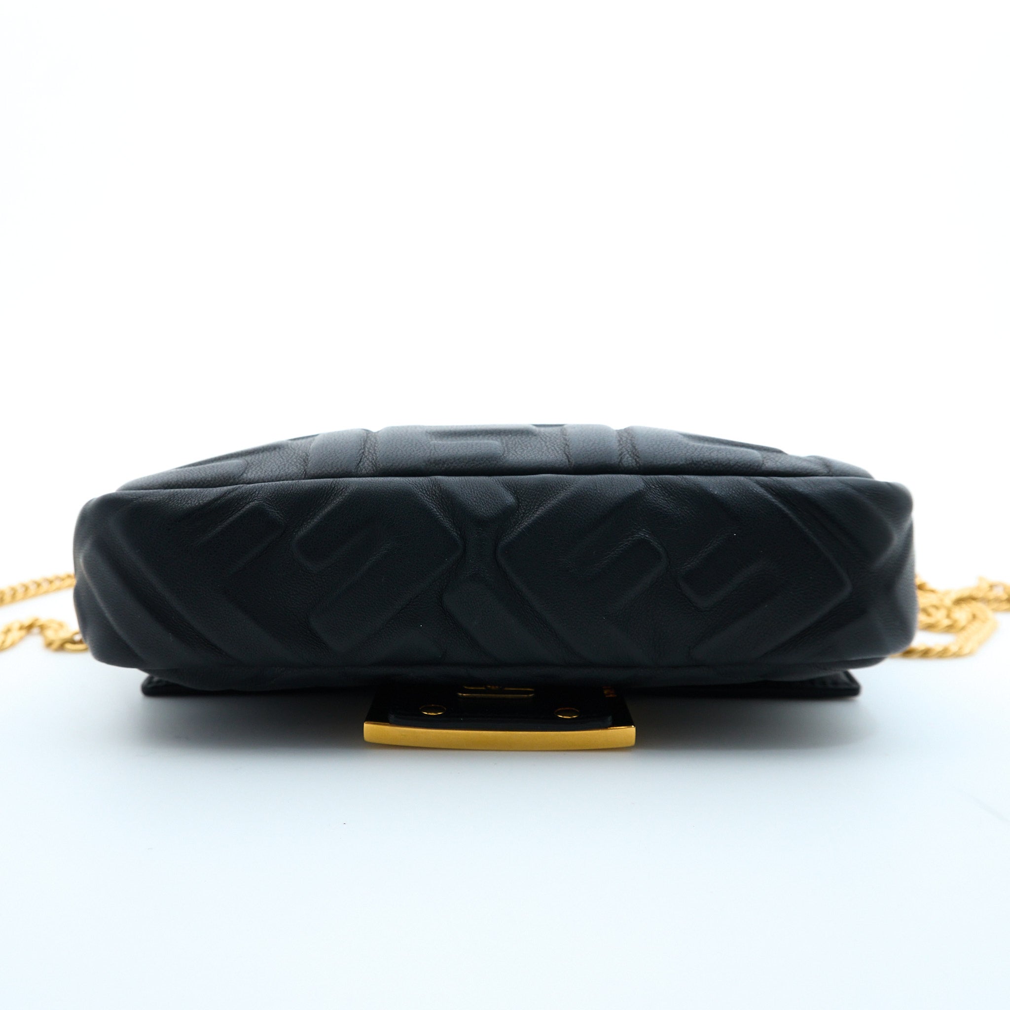 Fendi Black Mini Baguette Bag