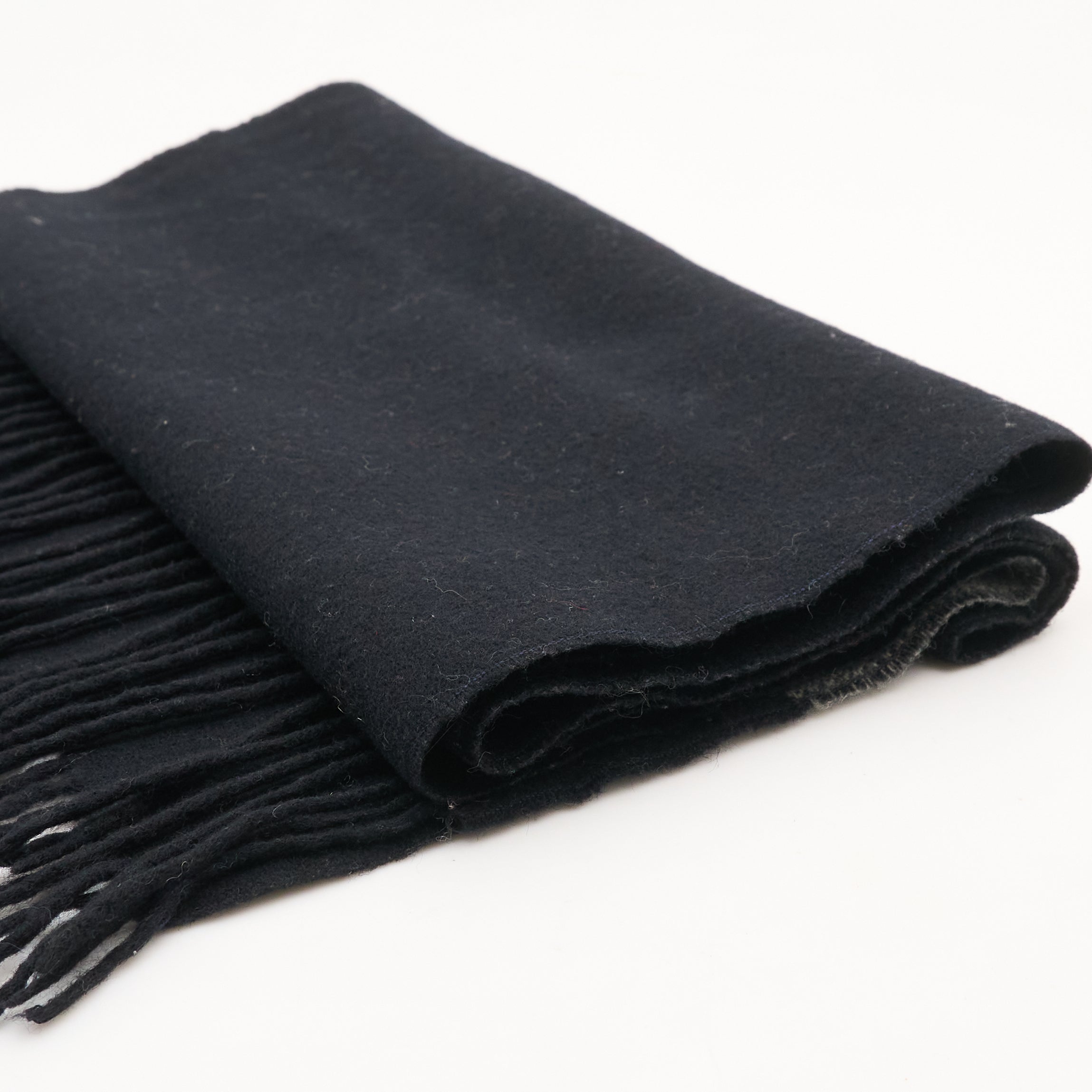 Fendi Black Wool Scarf