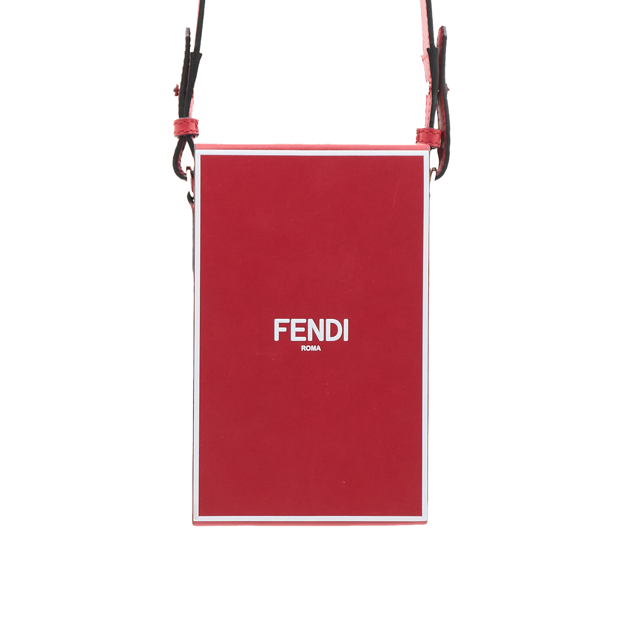 Fendi Dark Red Box Bag