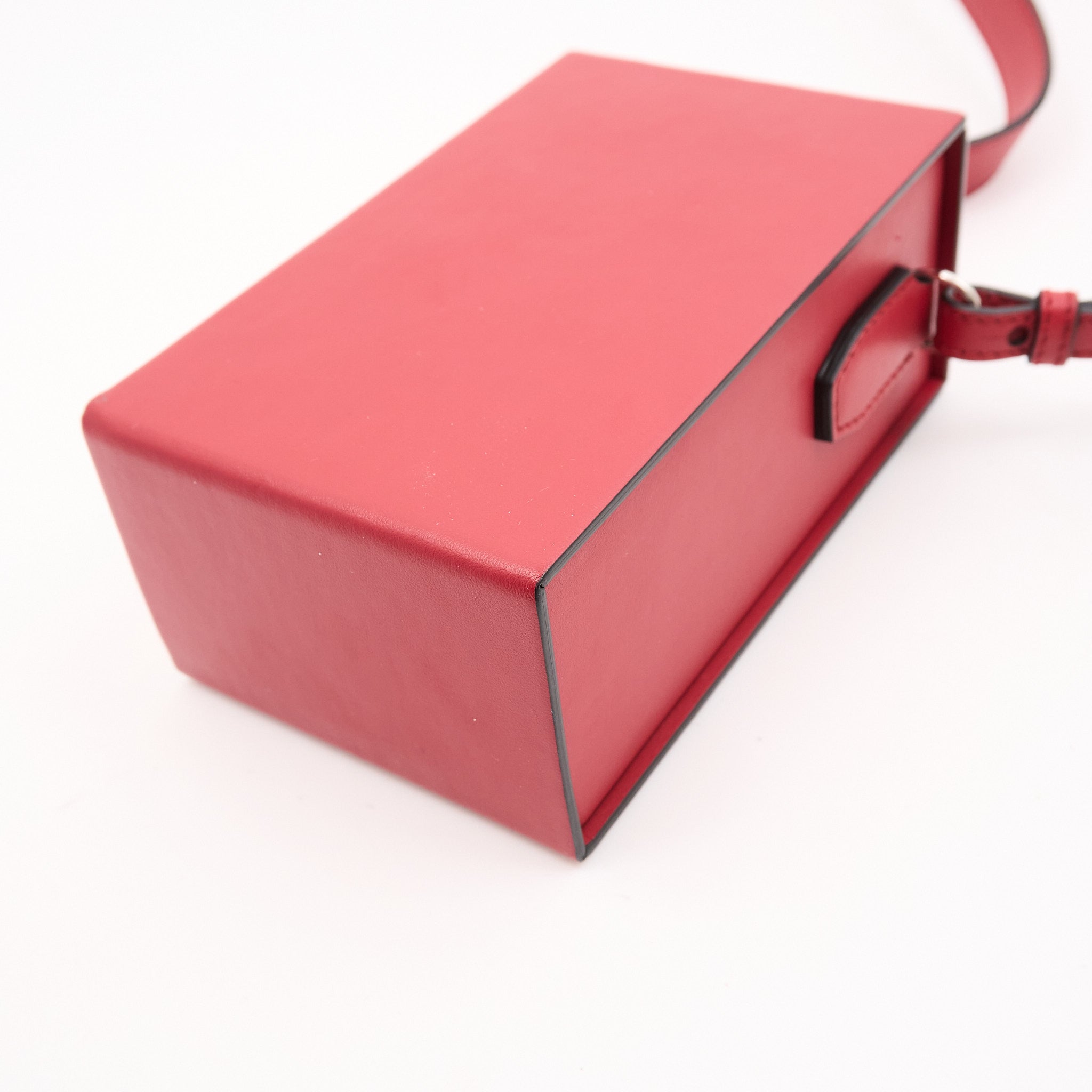 Fendi Dark Red Box Bag